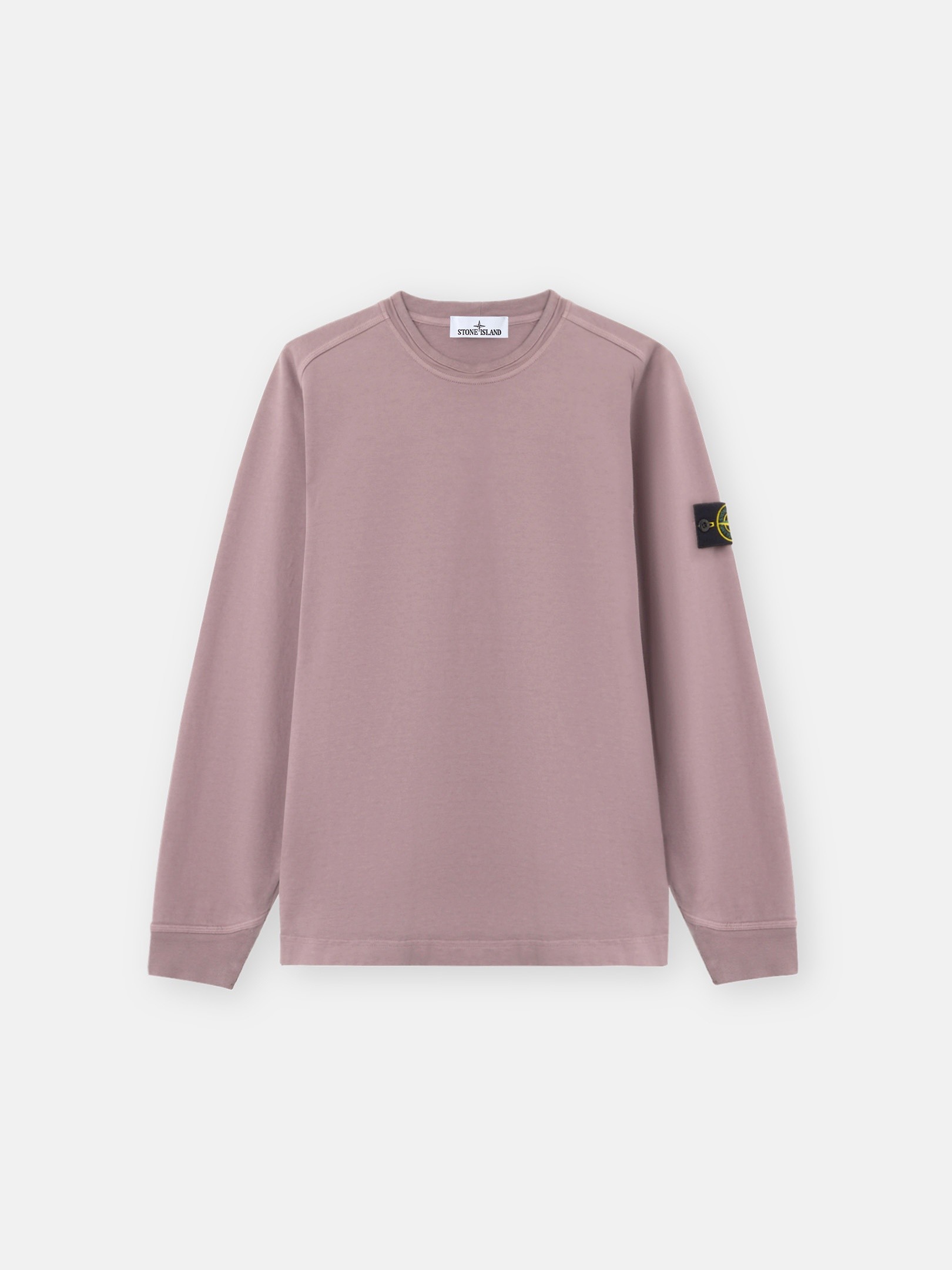 Purple Gray Oversized-fit crewneck sweatshirt with raglan sleeves