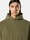 6100031 MALFILÉ FLEECE 'OLD' EFFECT Vert militaire Stone Island