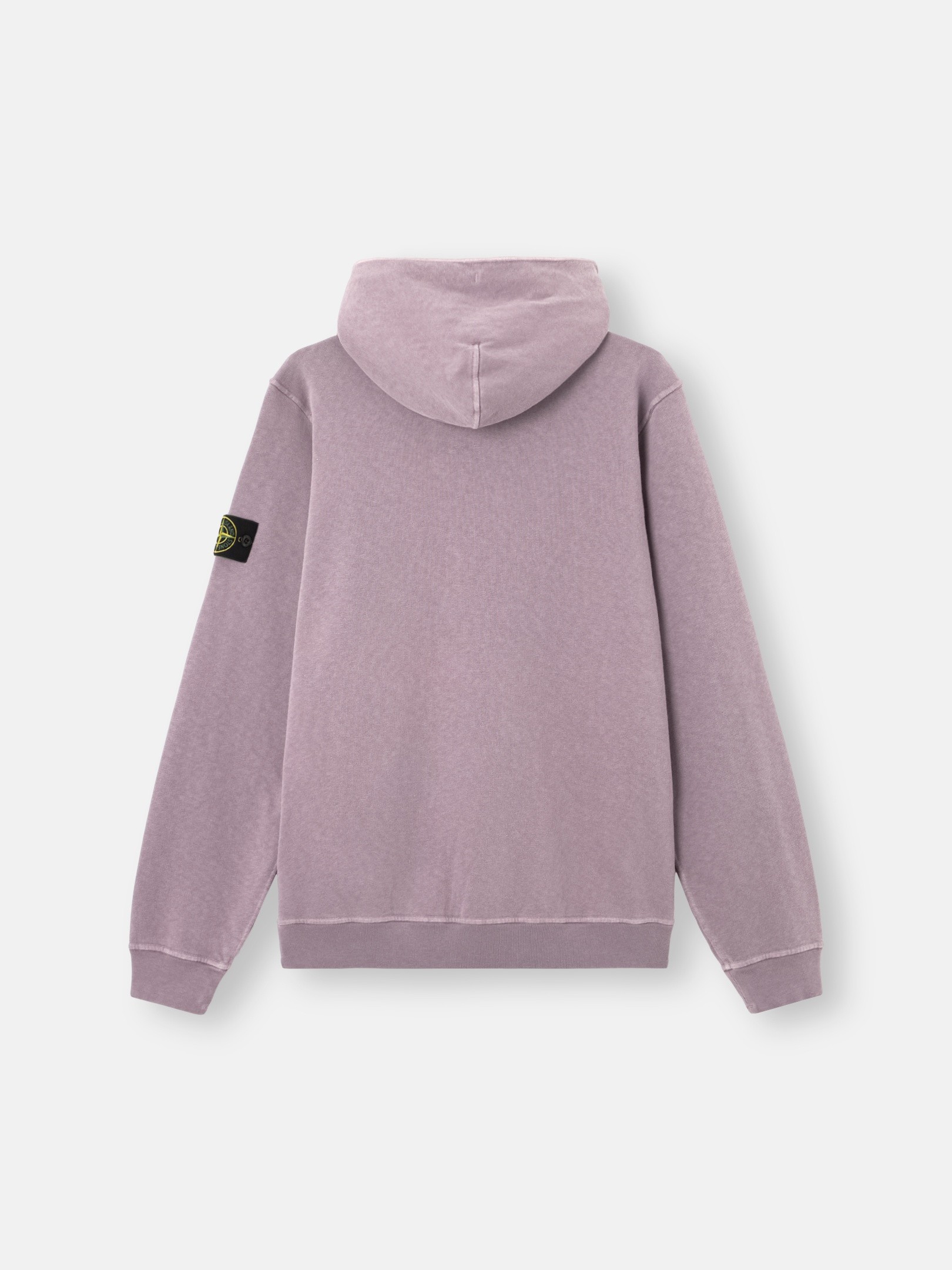Purple Grey Regular-fit hooded sweatshirt with snap at neck