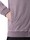 6100032 MALFILÉ FLEECE 'OLD' EFFECT Purple Grey Stone Island