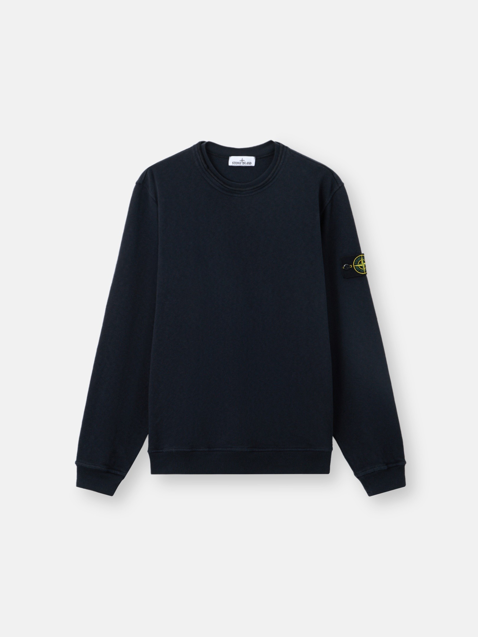Navy Blue Regular-fit crewneck sweatshirt 6100034 MALFILÉ FLEECE