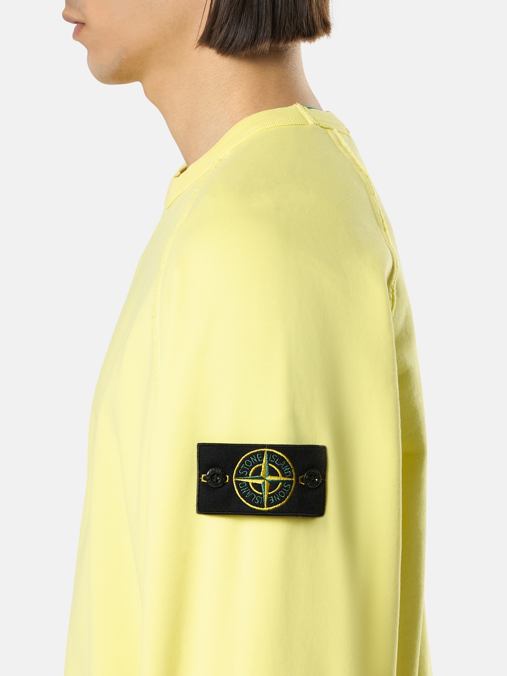 Lemon Oversized-fit crewneck sweatshirt with raglan sleeves