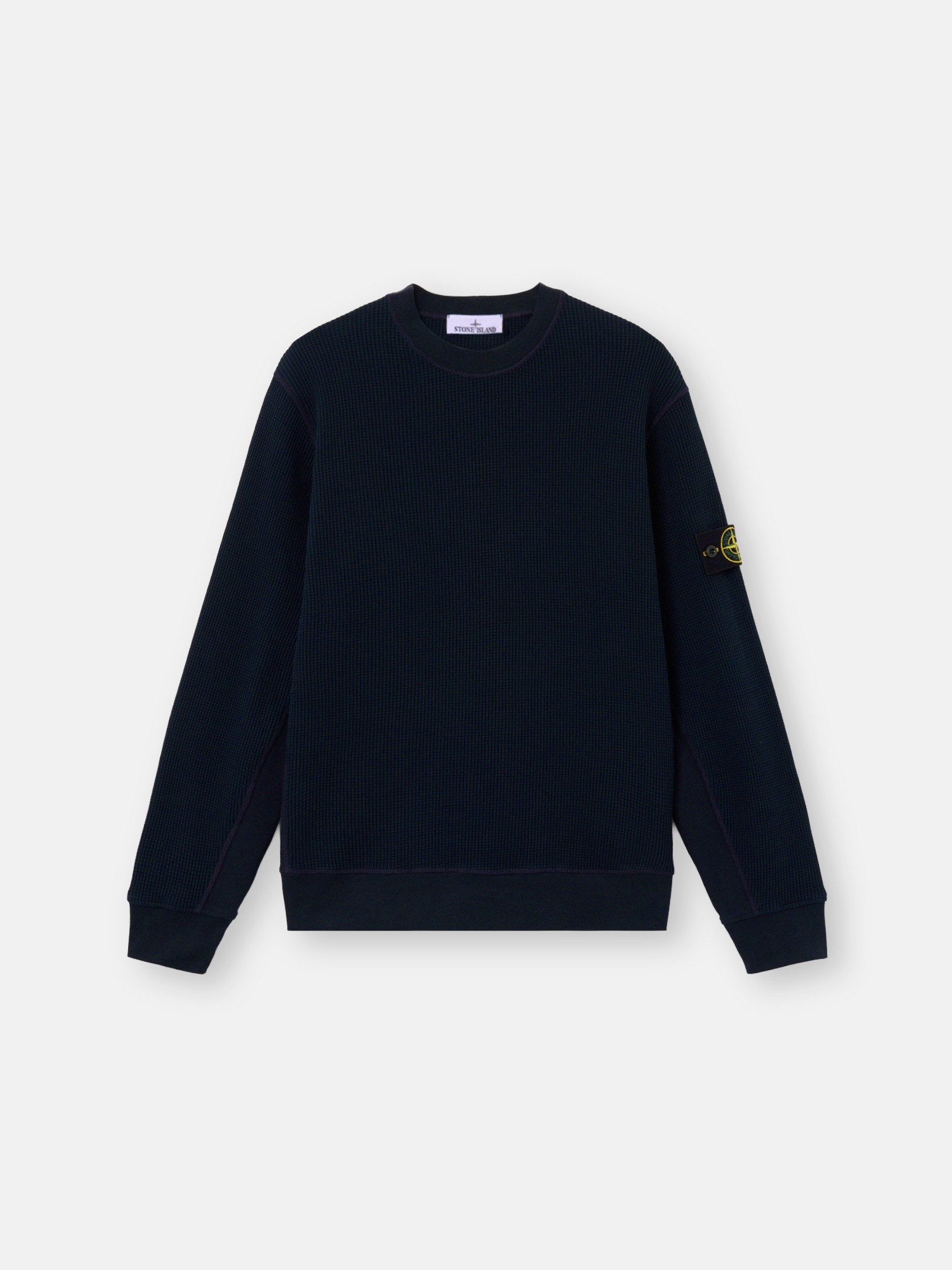 Navy Blue Regular-fit crewneck sweatshirt 6100056 ORGANIC COTTON