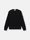 6100056 ORGANIC COTTON WAFFLE FLEECE Black Stone Island