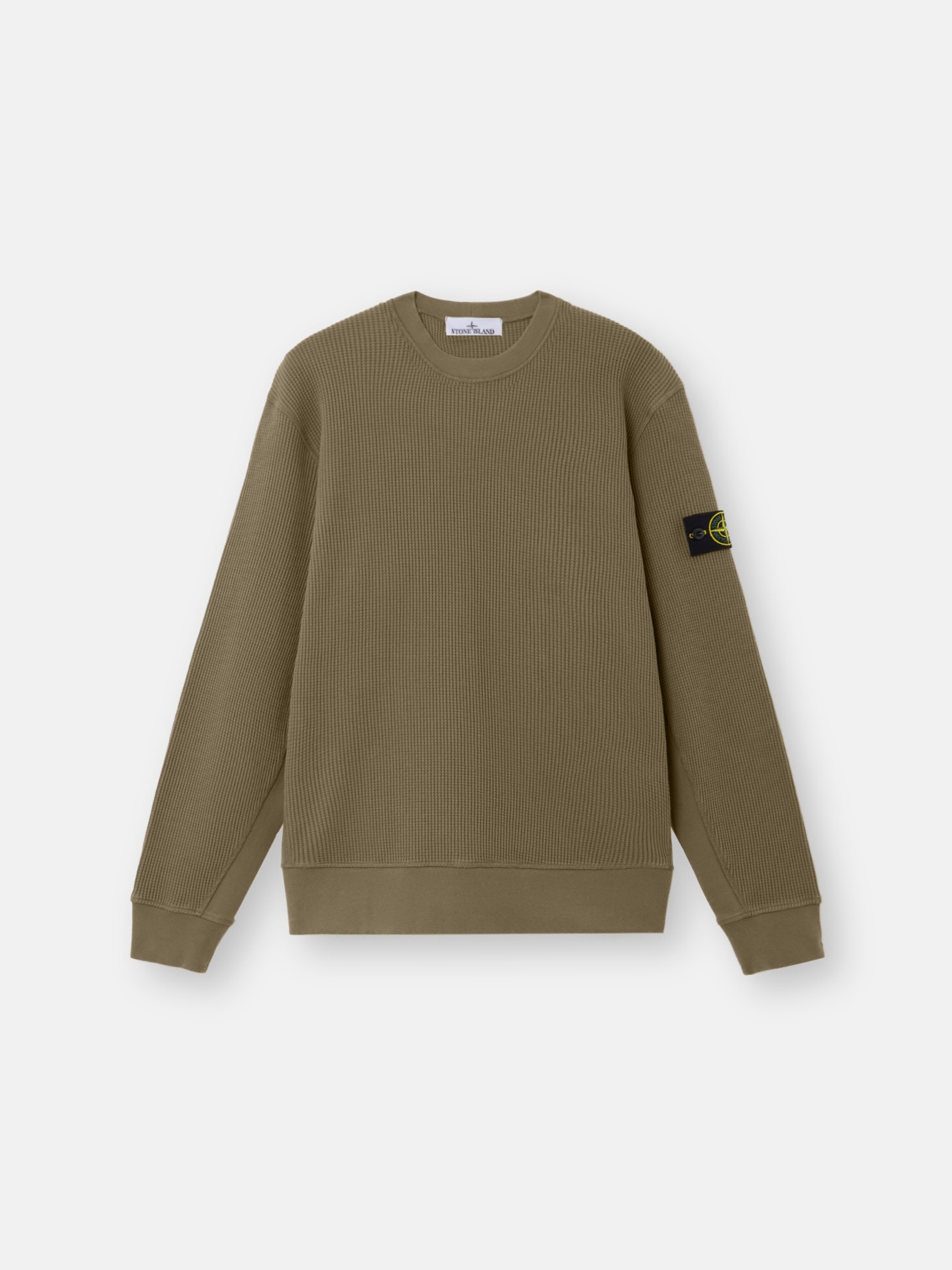 Military Green Regular-fit crewneck sweatshirt 6100056 ORGANIC