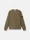 6100056 ORGANIC COTTON WAFFLE FLEECE 밀리터리 그린 Stone Island