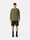 6100056 ORGANIC COTTON WAFFLE FLEECE 밀리터리 그린 Stone Island