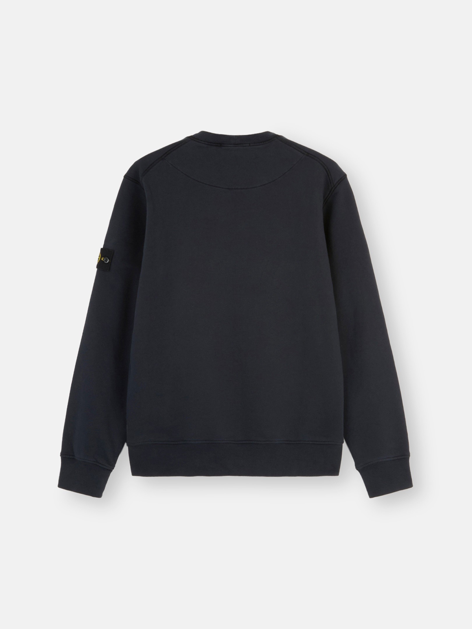 Navy Blue Regular-fit crewneck sweatshirt with raglan sleeves