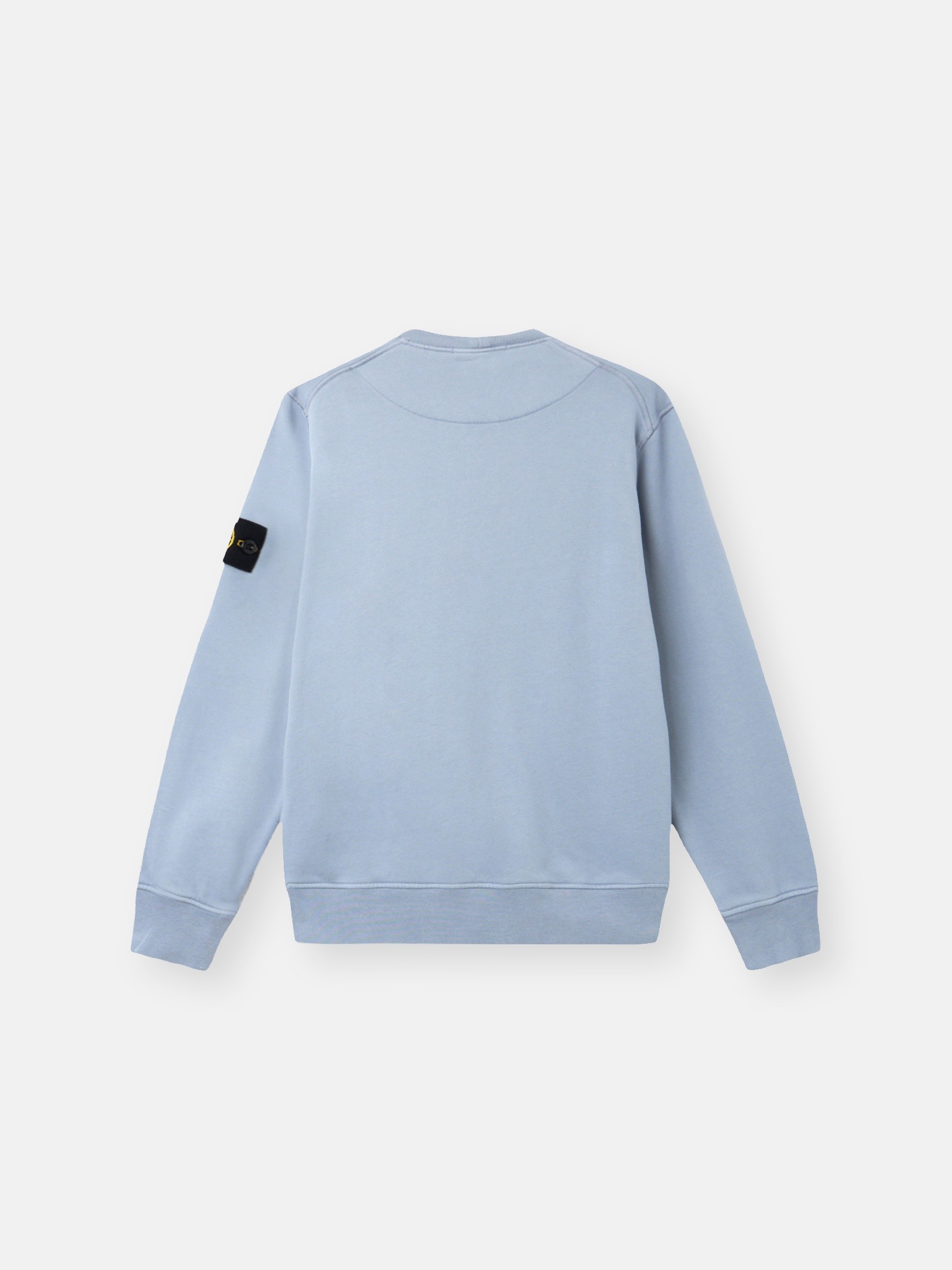 STONE  ベロア スウェット Certilogo付き S Avio Blue Regular-fit crewneck sweatshirt with raglan sleeves