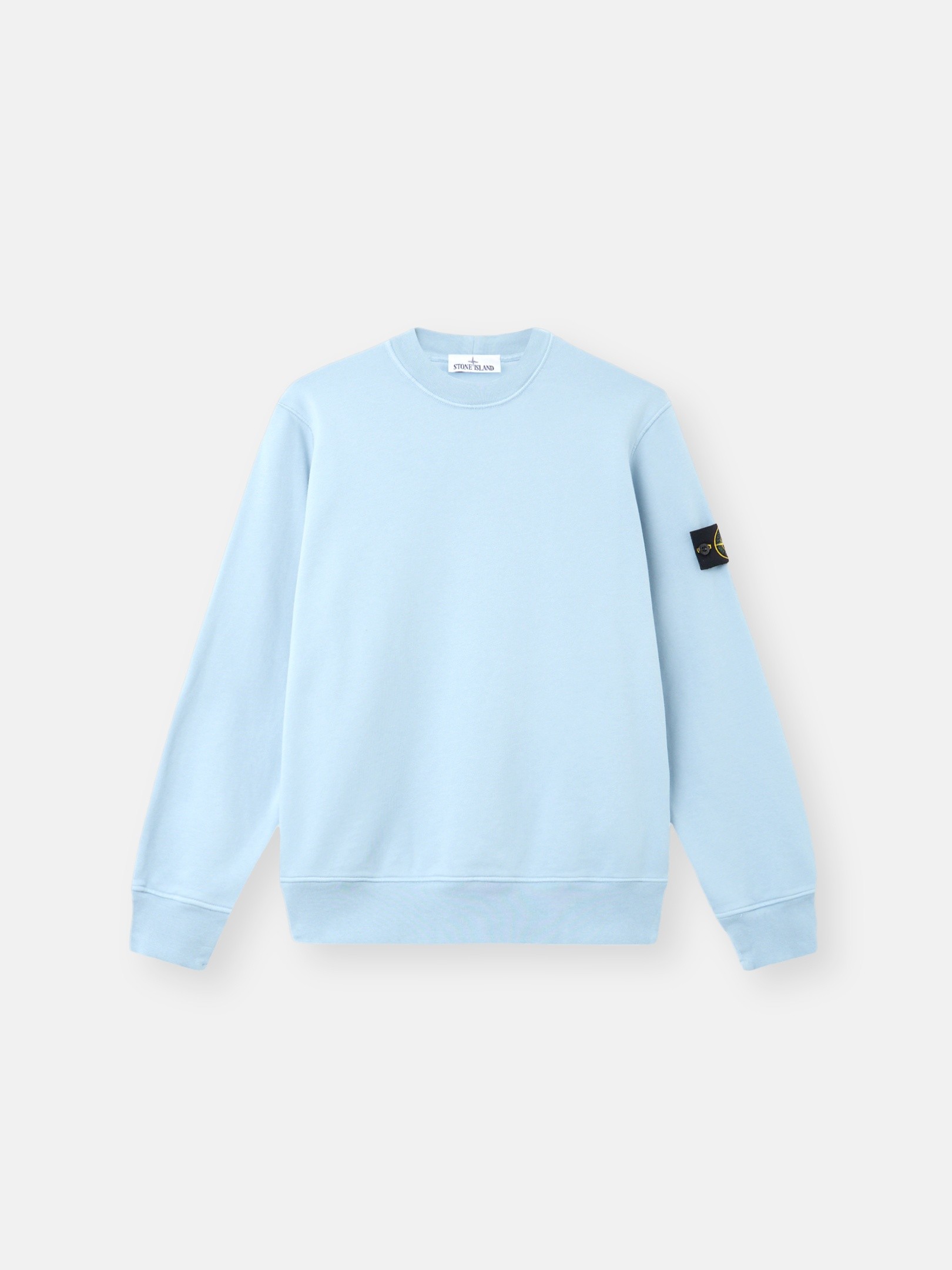 Dust Blue Regular-fit crewneck sweatshirt with raglan sleeves