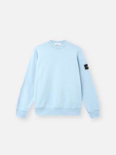 Dust Blue Regular-fit crewneck sweatshirt with raglan sleeves