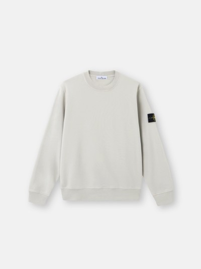 Pearl Grey Regular-fit crewneck sweatshirt with raglan sleeves