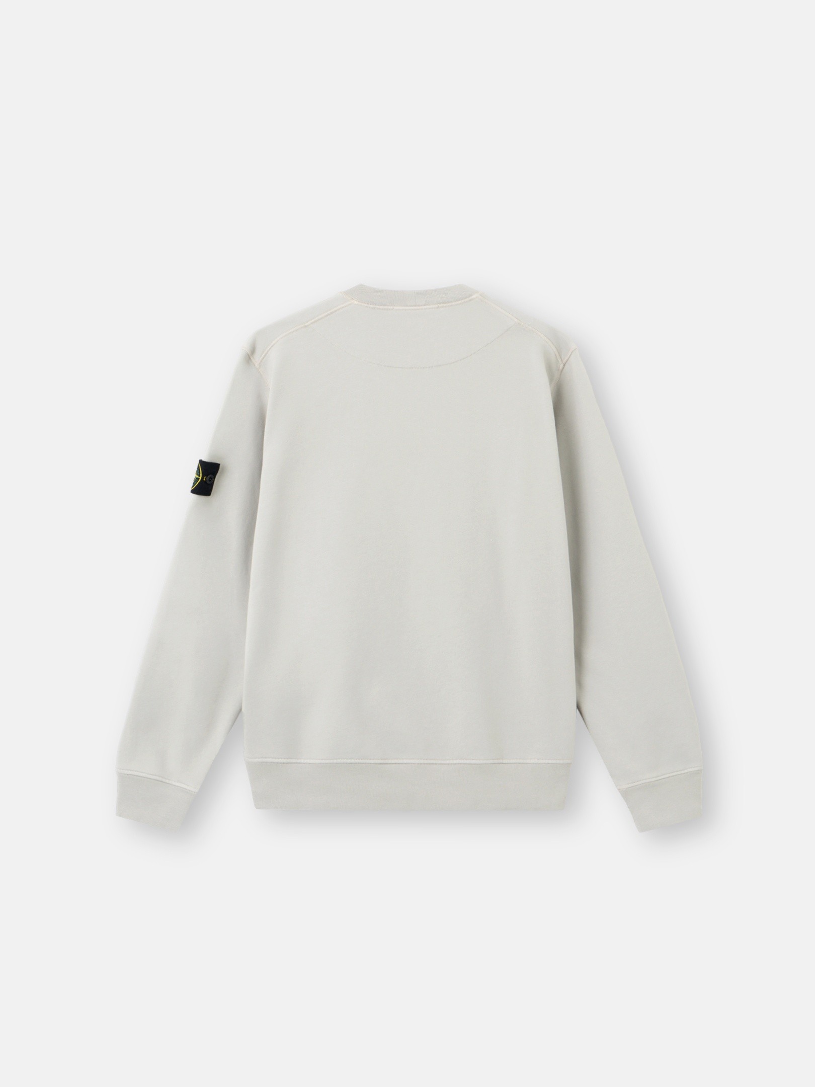 Pearl Grey Regular-fit crewneck sweatshirt with raglan sleeves 