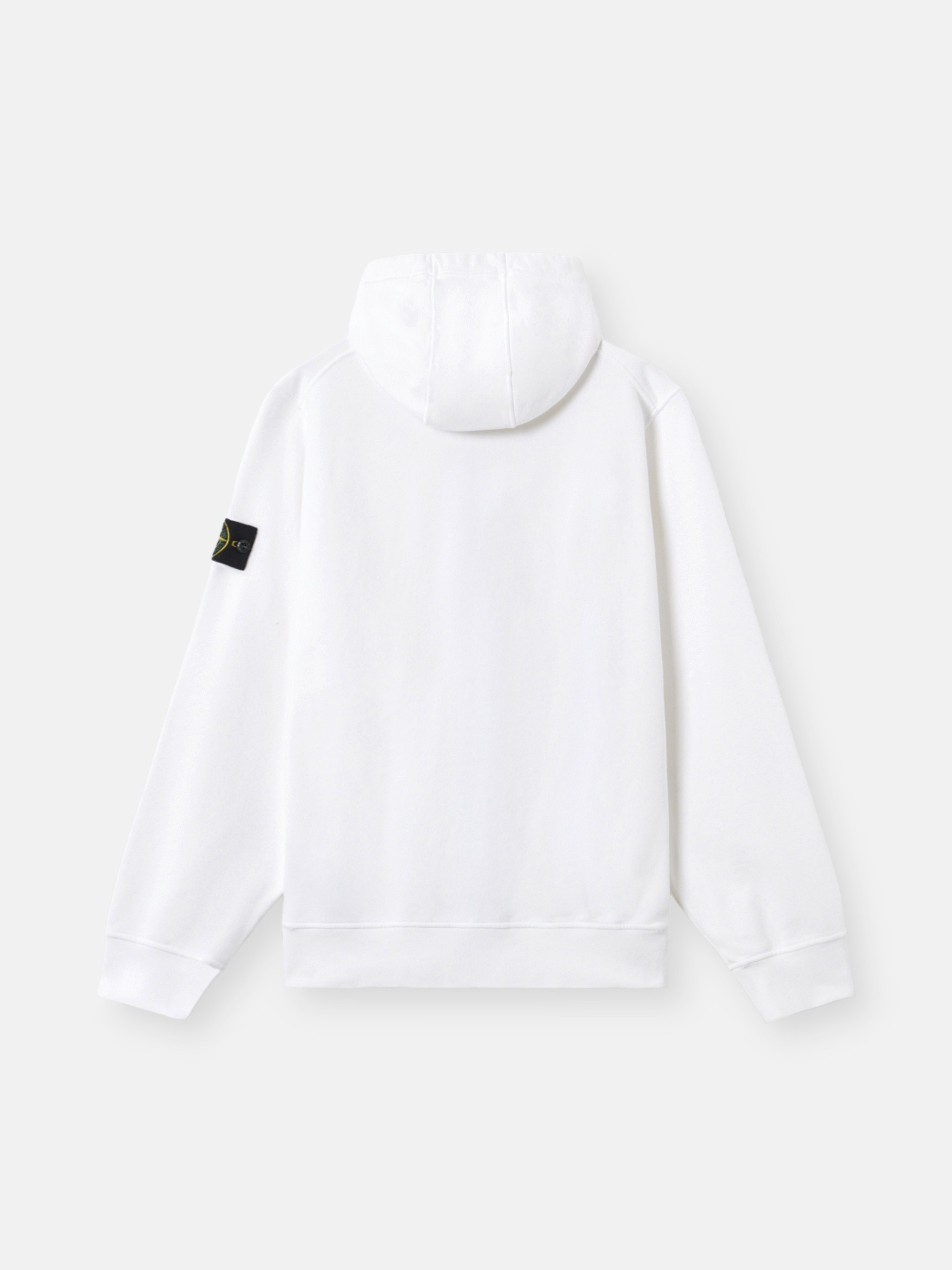 STONE ISLAND ジップアップパーカー ホワイト M 【公式通販】