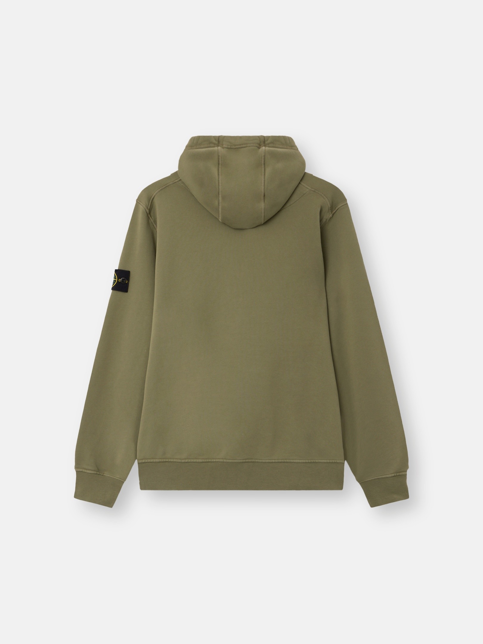 Military Green Regular-fit hooded sweatshirt with pouch pocket