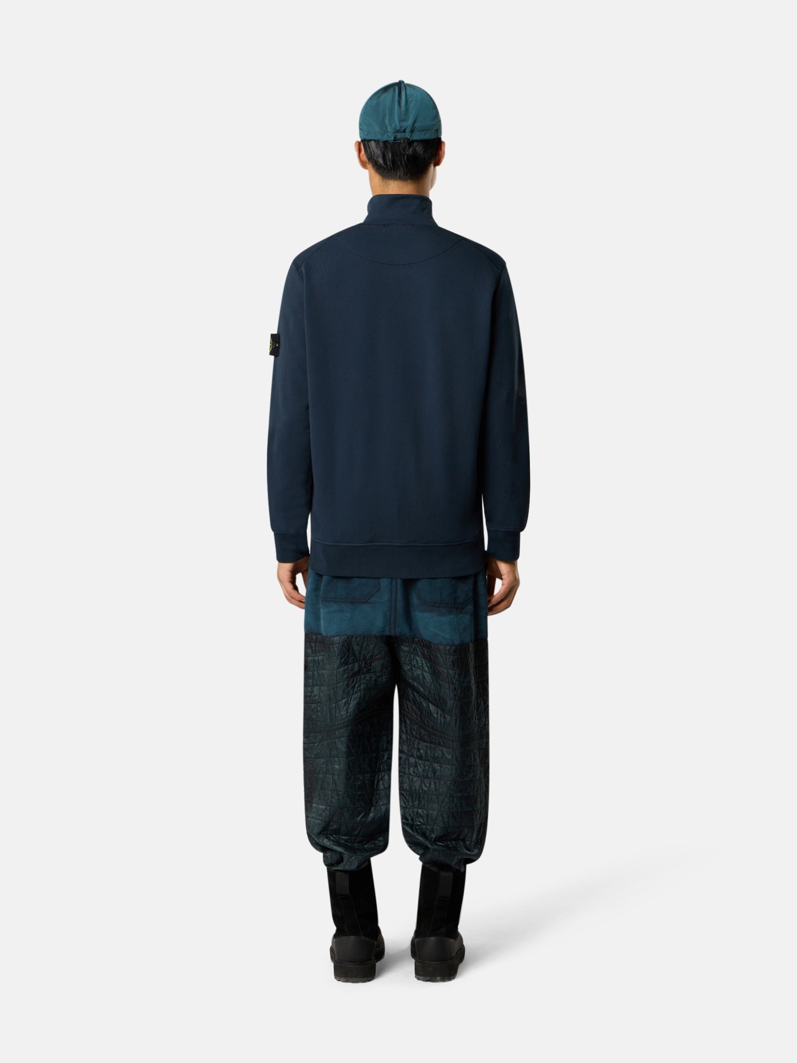 Navy Blue Regular-fit track jacket with pockets 6100063 ORGANIC