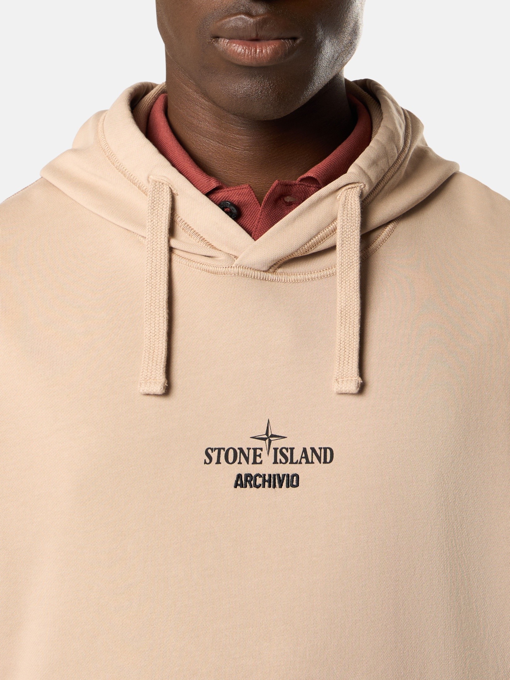 Desert Regular-fit hooded sweatshirt with 'ARCHIVIO' print 6100066
