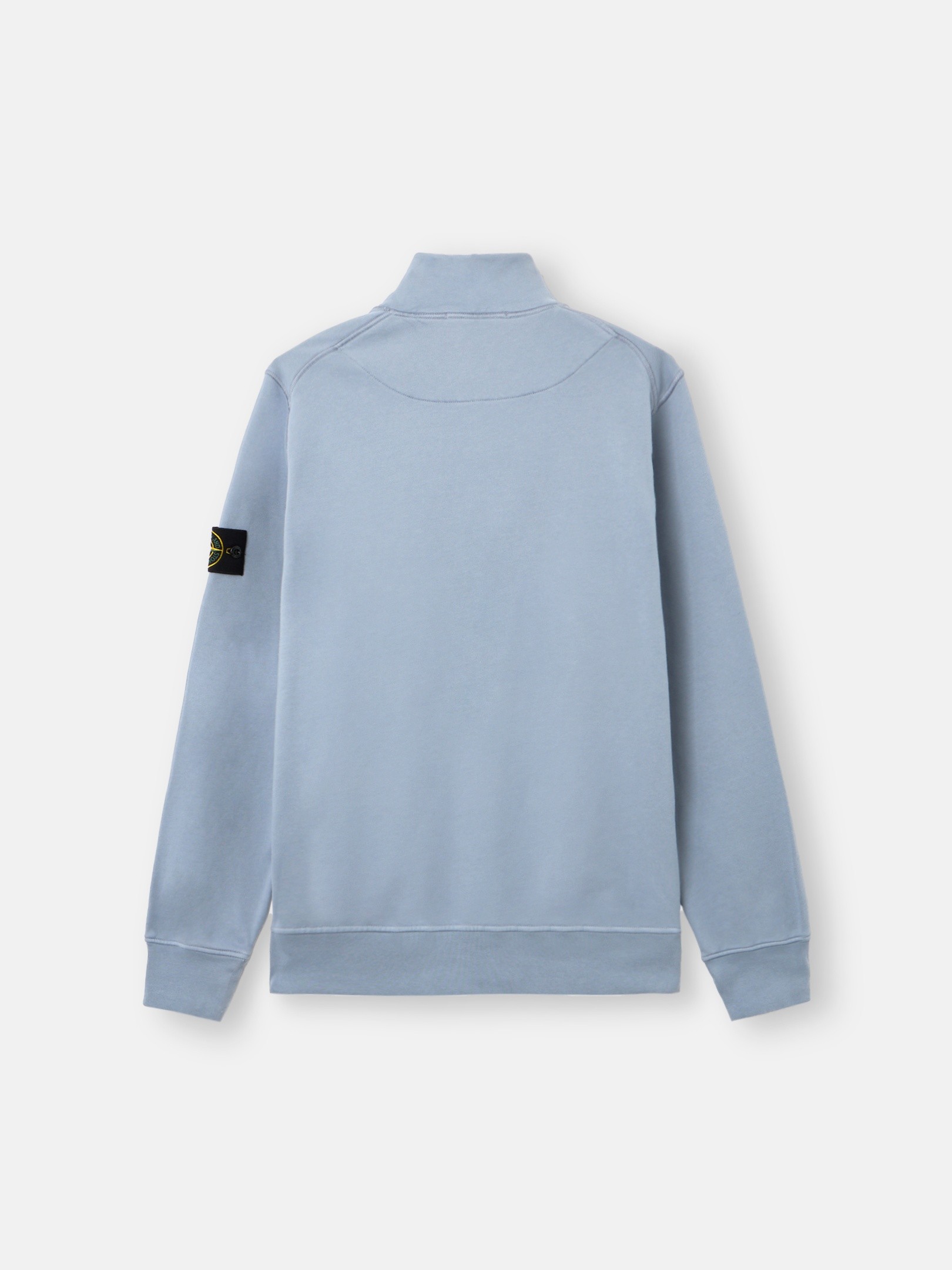 Avio Blue Regular-fit half-zipper sweatshirt 6100070 ORGANIC