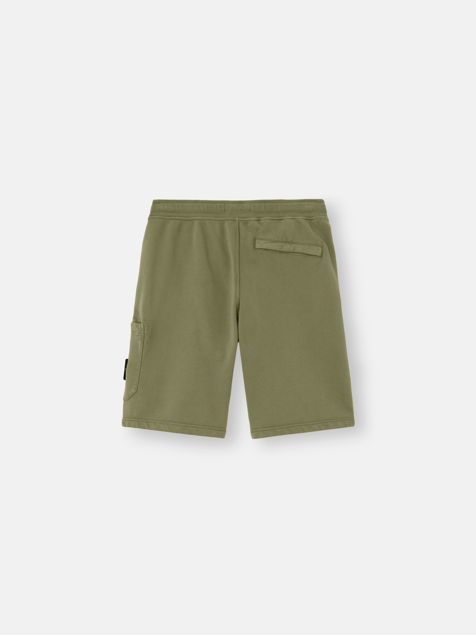 Military Green Regular-fit sweatshorts with cargo pocket 6200011 
