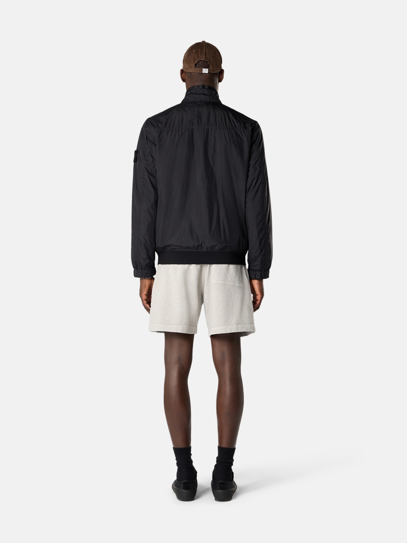 ストーンアイランド　スウェットハーフパンツ　ネイビー　S スウェットバミューダ、ショート、ハーフパンツ | Stone Island