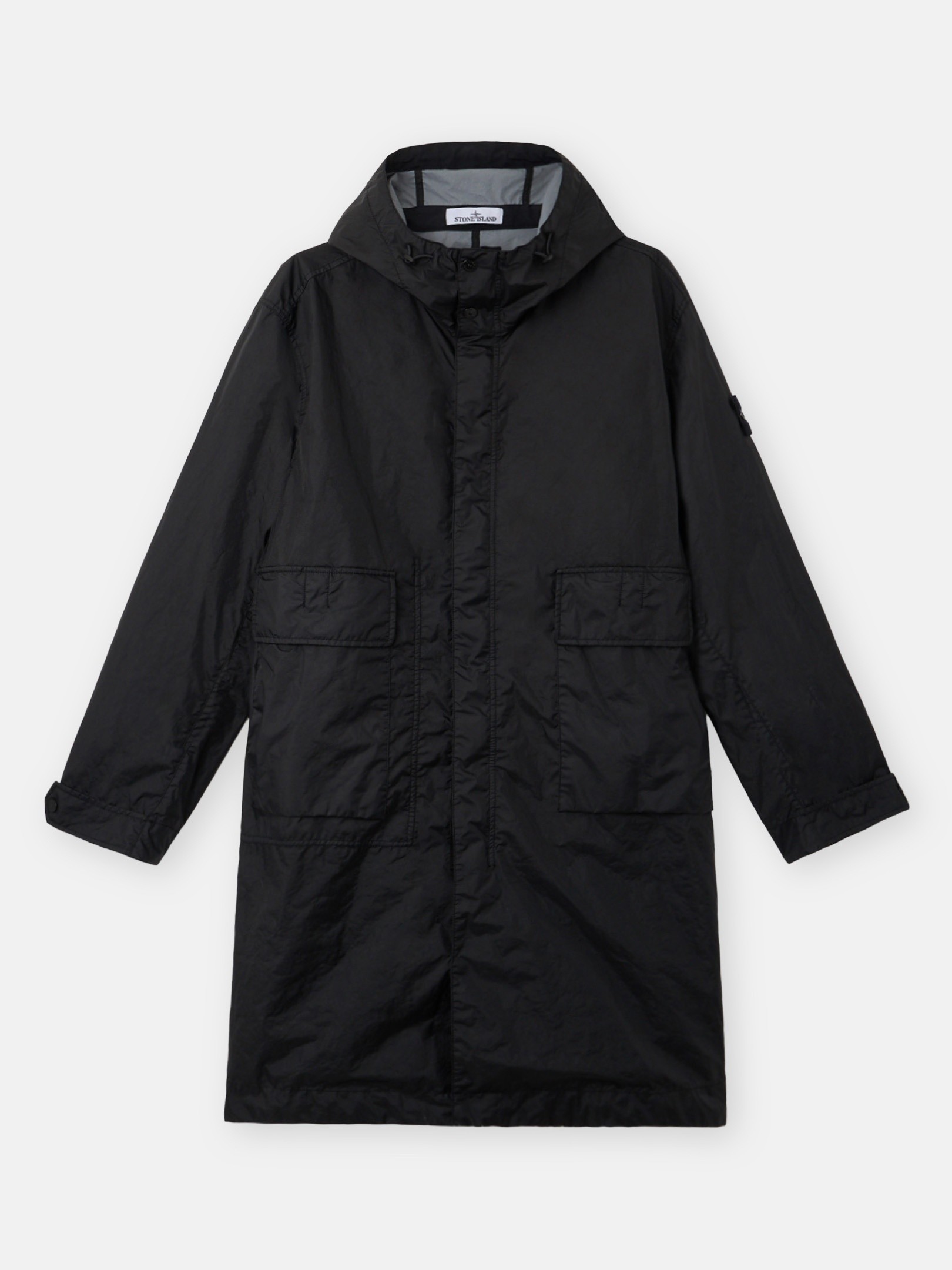 【特価】STONE  MEMBRANA 3Lトレンチコート Черный 7100001 MEMBRANA 3L TC Long hooded parka with water