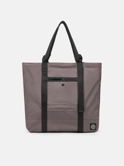 バッグ EYELETS NYLON TOTE BAG (GREY) 3119B L1S159200012S0251V008F_F.jpg
