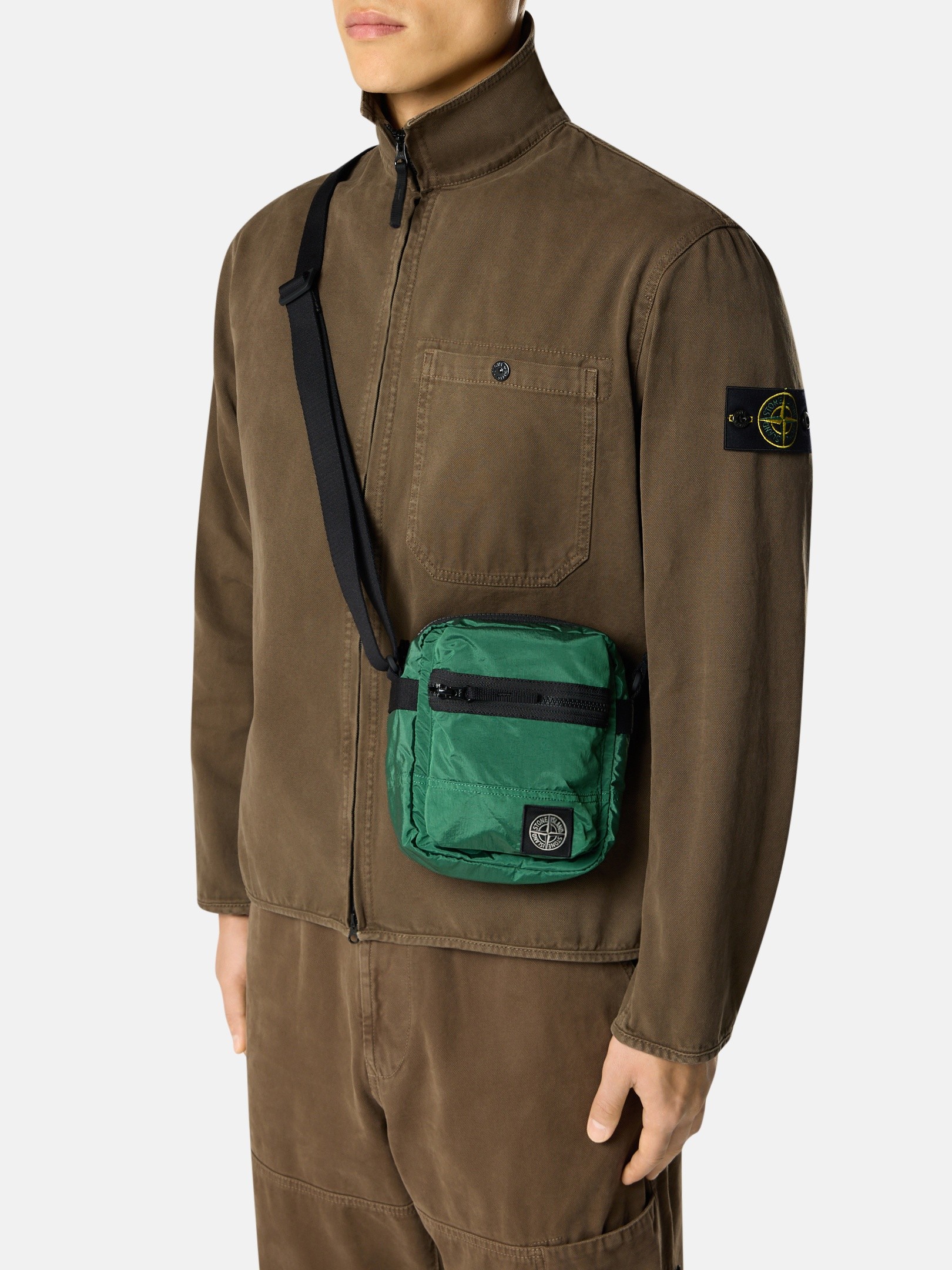 バッグ STONE  Nylon l Fanny Pack Stone Island Waist Pouch Bag Black – Très Bien