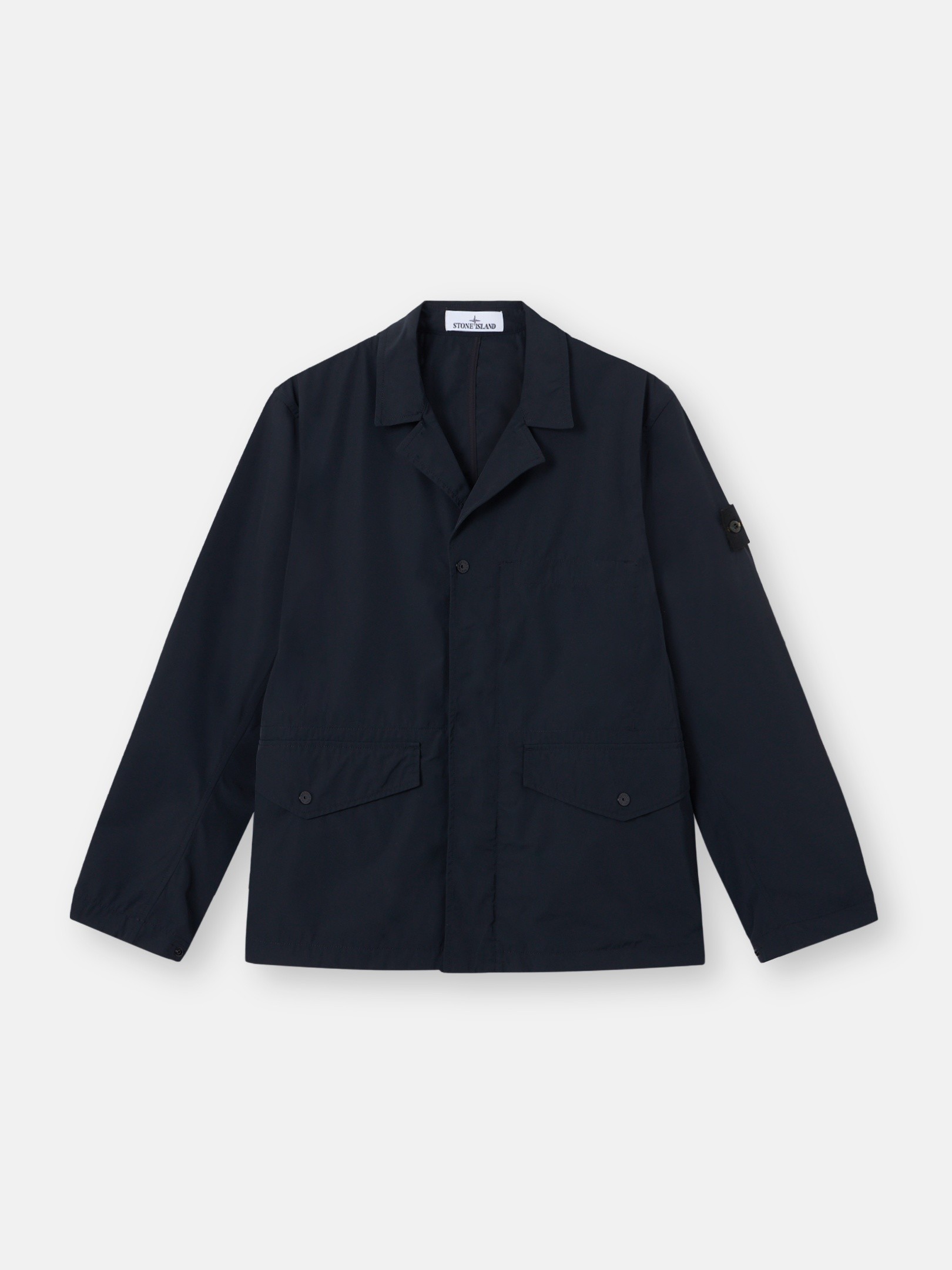 Navy Blue Utility blazer with zip and anti-drop A100001 MICRO