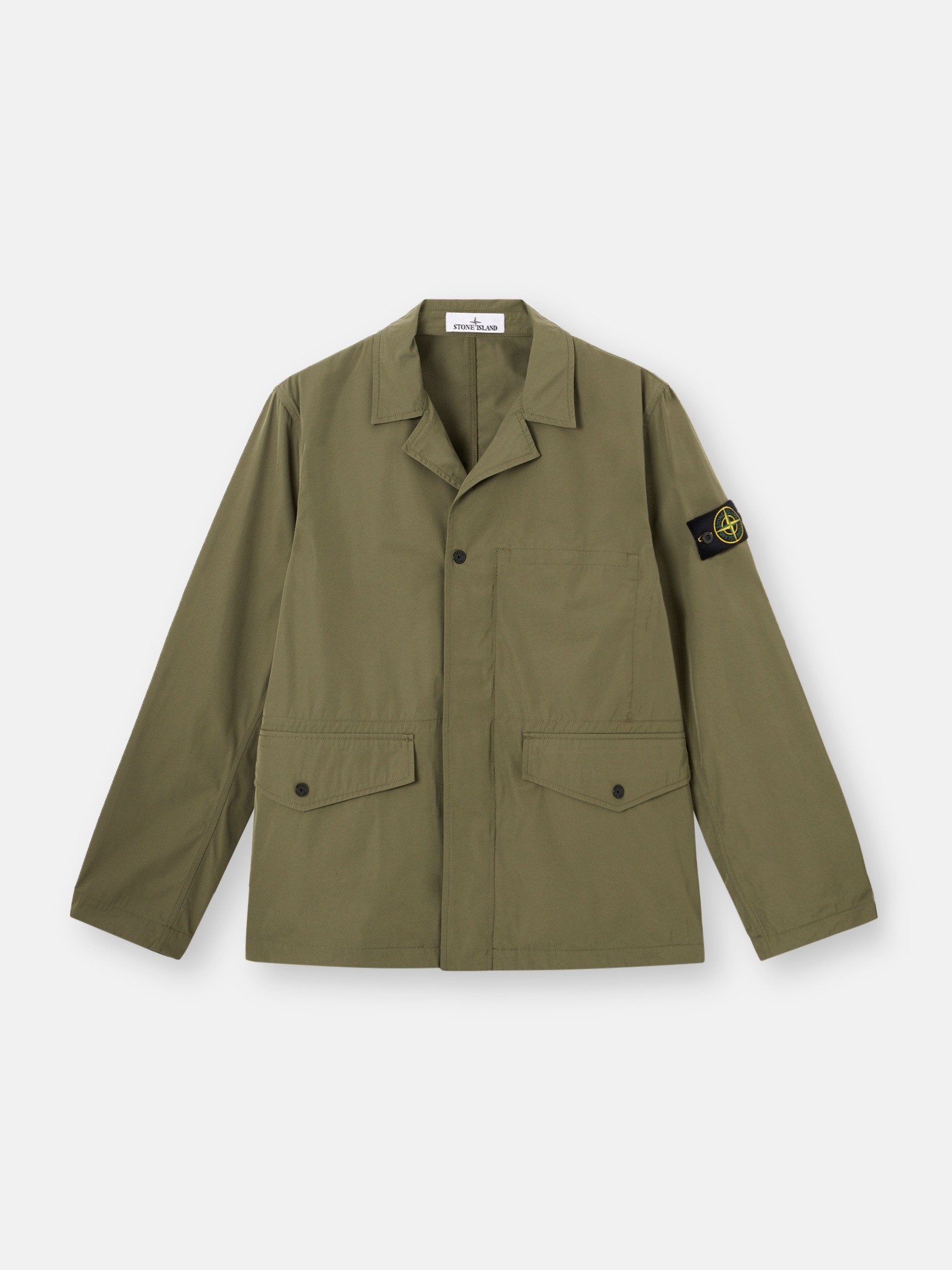 Military Green Utility blazer with zipper and anti-drop A100001