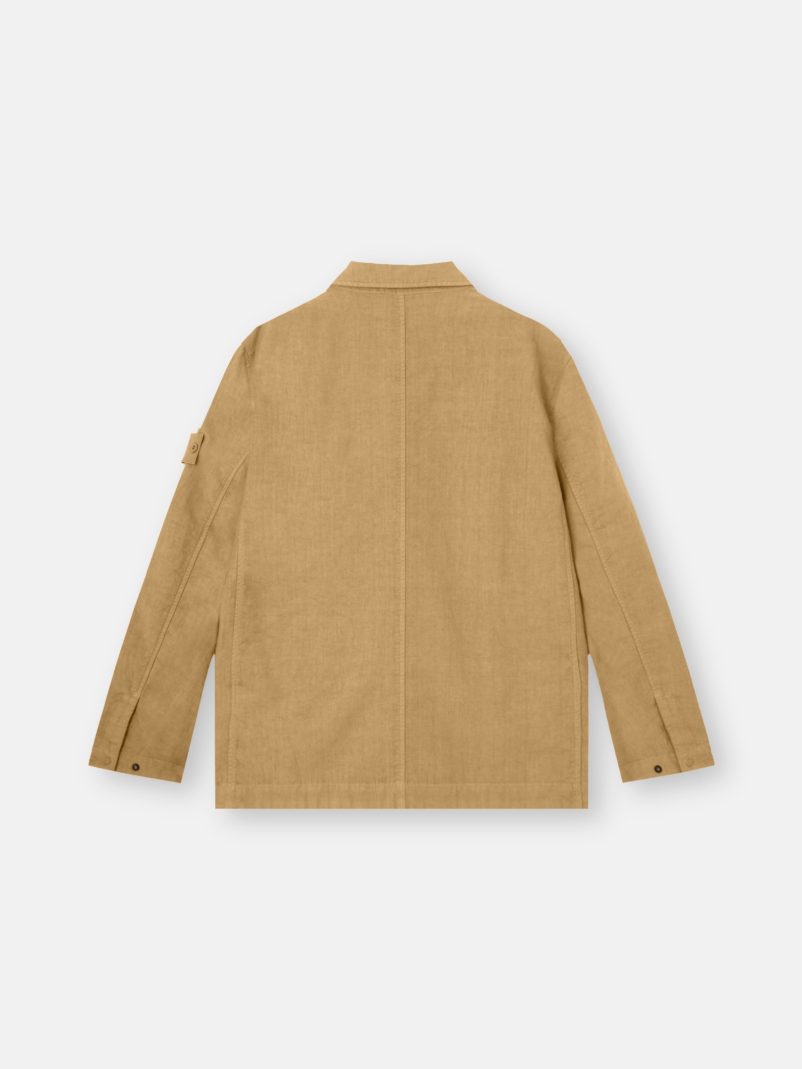 Dark Beige Coach jacket with anti-drop A100007 BONDED LINEN-TC_S.I