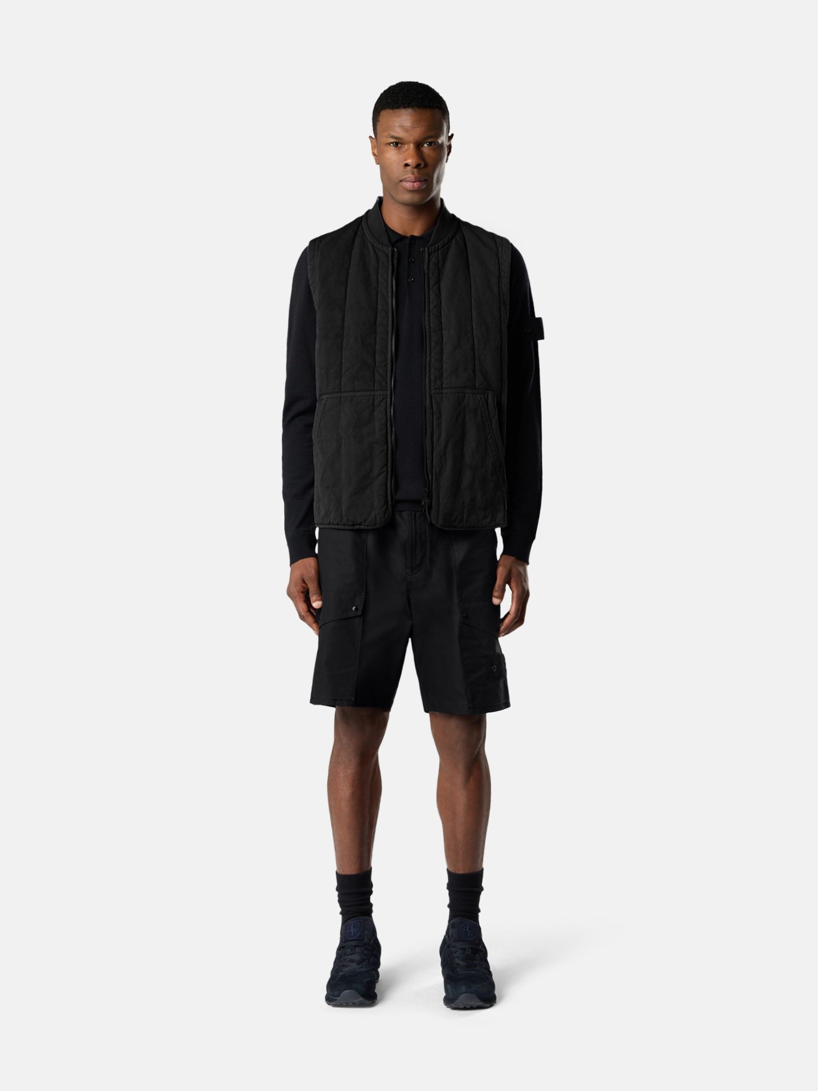Stone Island Ghost: monochrome jackets, Pants & knitwear