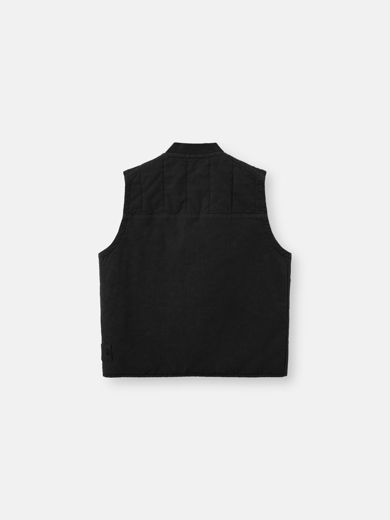 メンズ Aton TECHNO COTTON PADDED VEST GLAY
