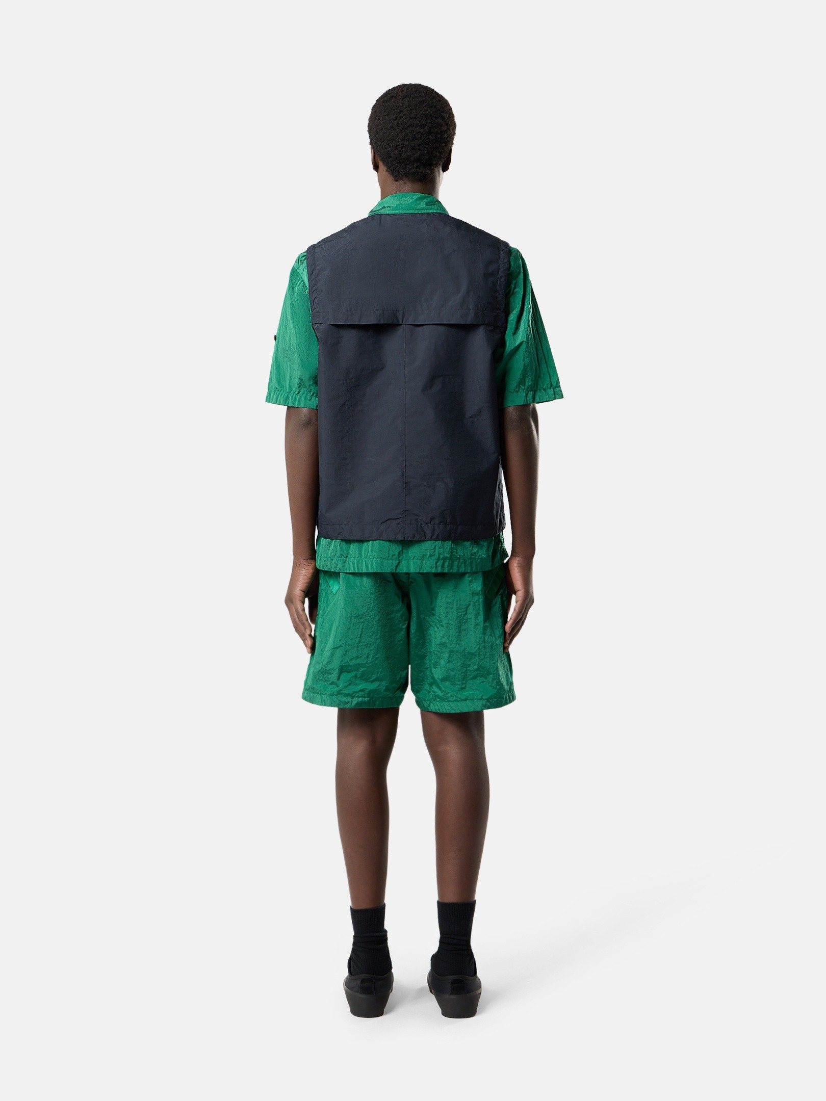 Navy Blue Utility vest with ventilation flaps G100005 METAL LAMINA