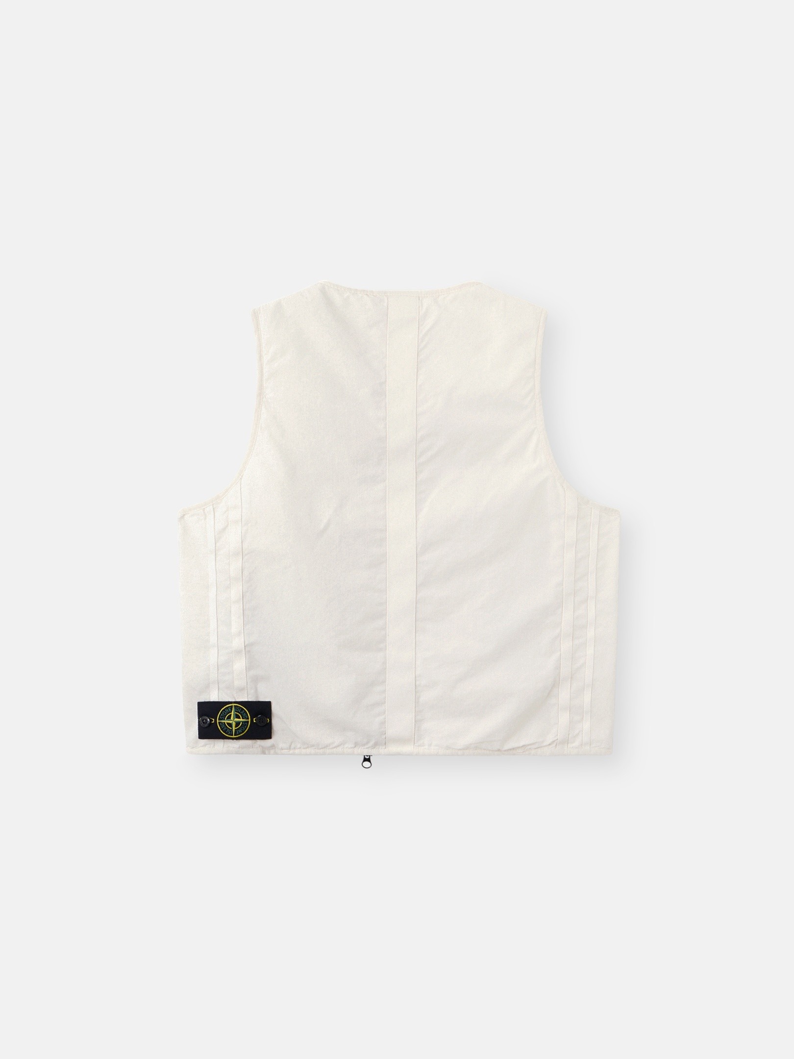 Ivory Utility vest with anti-drop G100006 COTTON NYLON MICRO