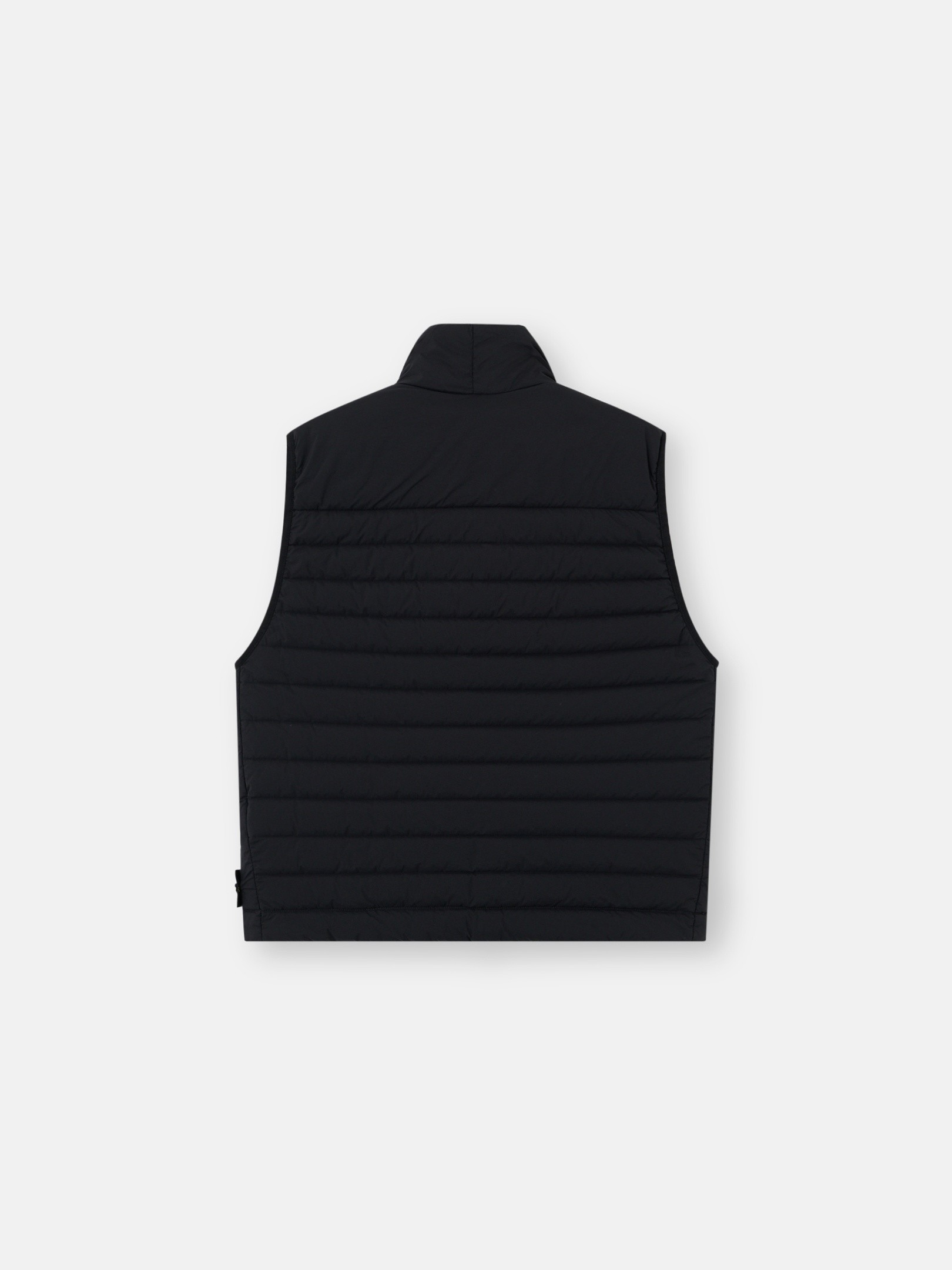 Black Down vest with anti-drop G100007 SEAMLESS TUNNEL NYLON DOWN