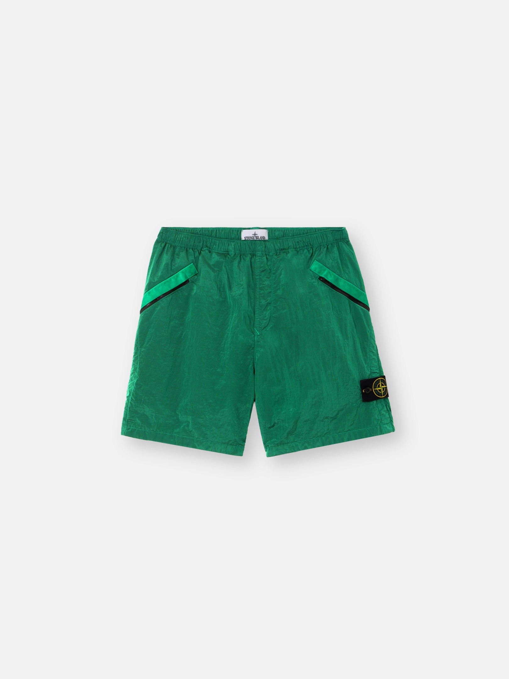 STONE  ショートパンツ 7615L1119 31 ワッペン STONE ISLAND 22SS ワッペン ストレッチ カーゴハーフパンツ (STONE