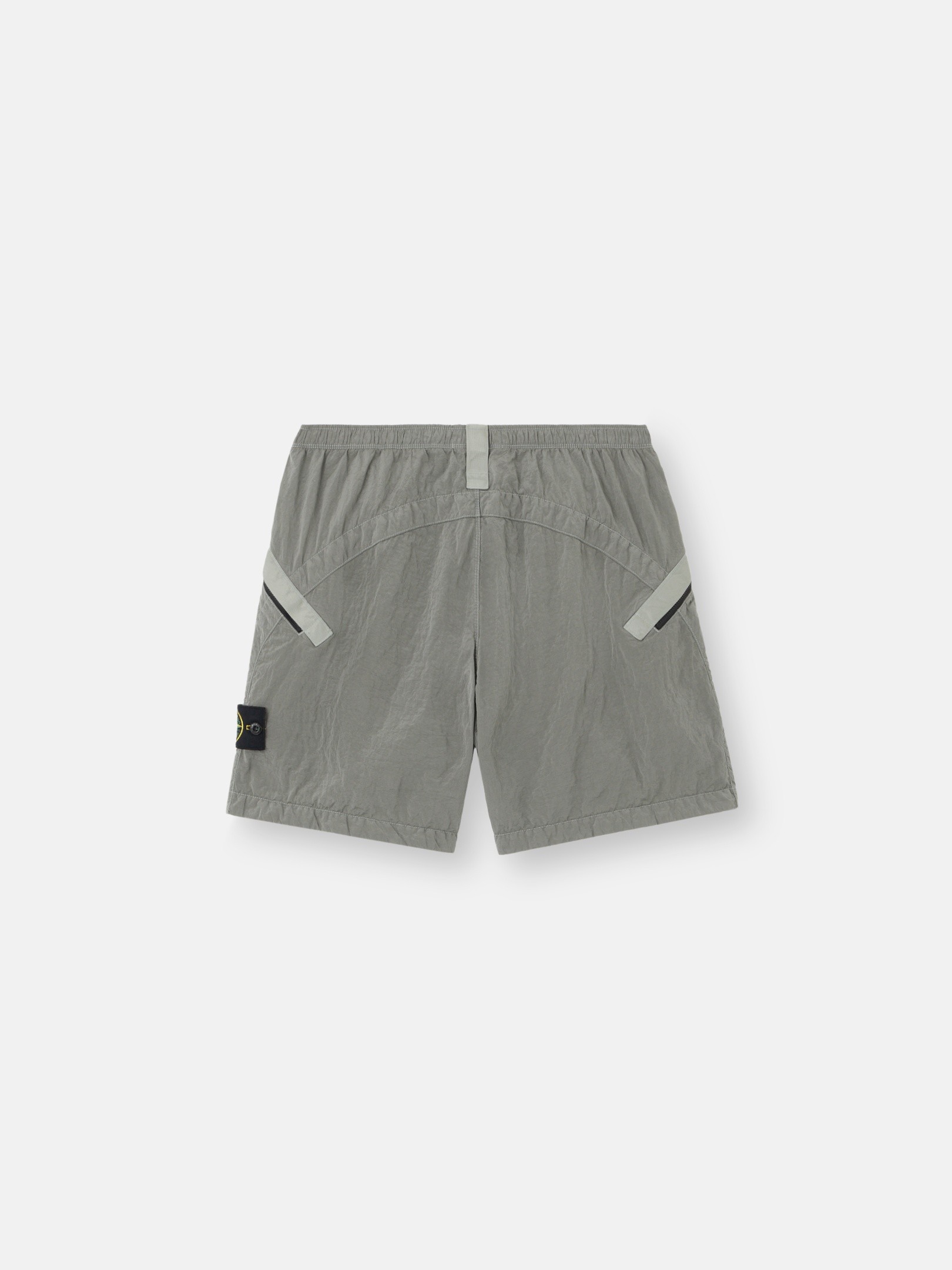 パンツ STONE  NYLON L SHORTS W31 Pearl Grey Comfort-fit shorts with elasticated waist L100008 NYLON