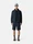 L100019 BRUSHED ORGANIC COTTON CANVAS 'OLD' EFFECT Navy Blue Stone Island