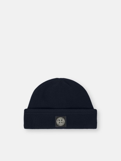 ネイビーブルー ビーニー Compassロゴパッチ N100102 RIBBED SOFT