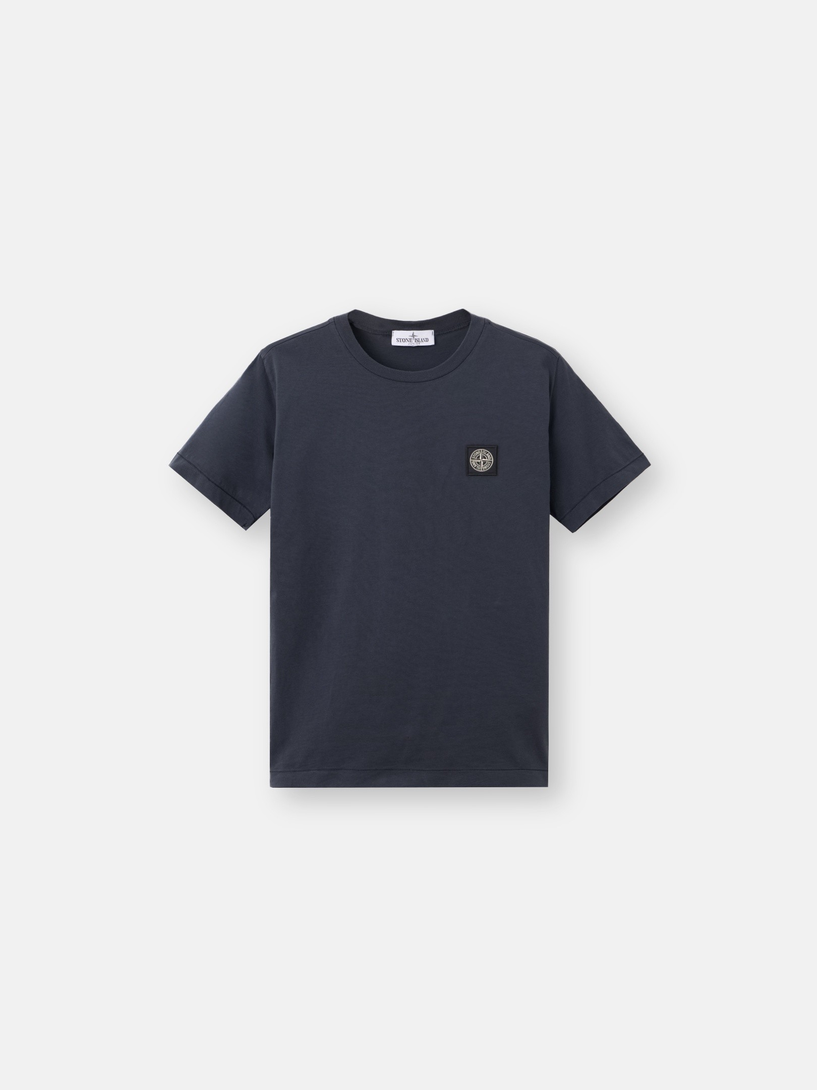 Navy Blue Regular-fit T-shirt with Compass patch 2100002 LIGHT
