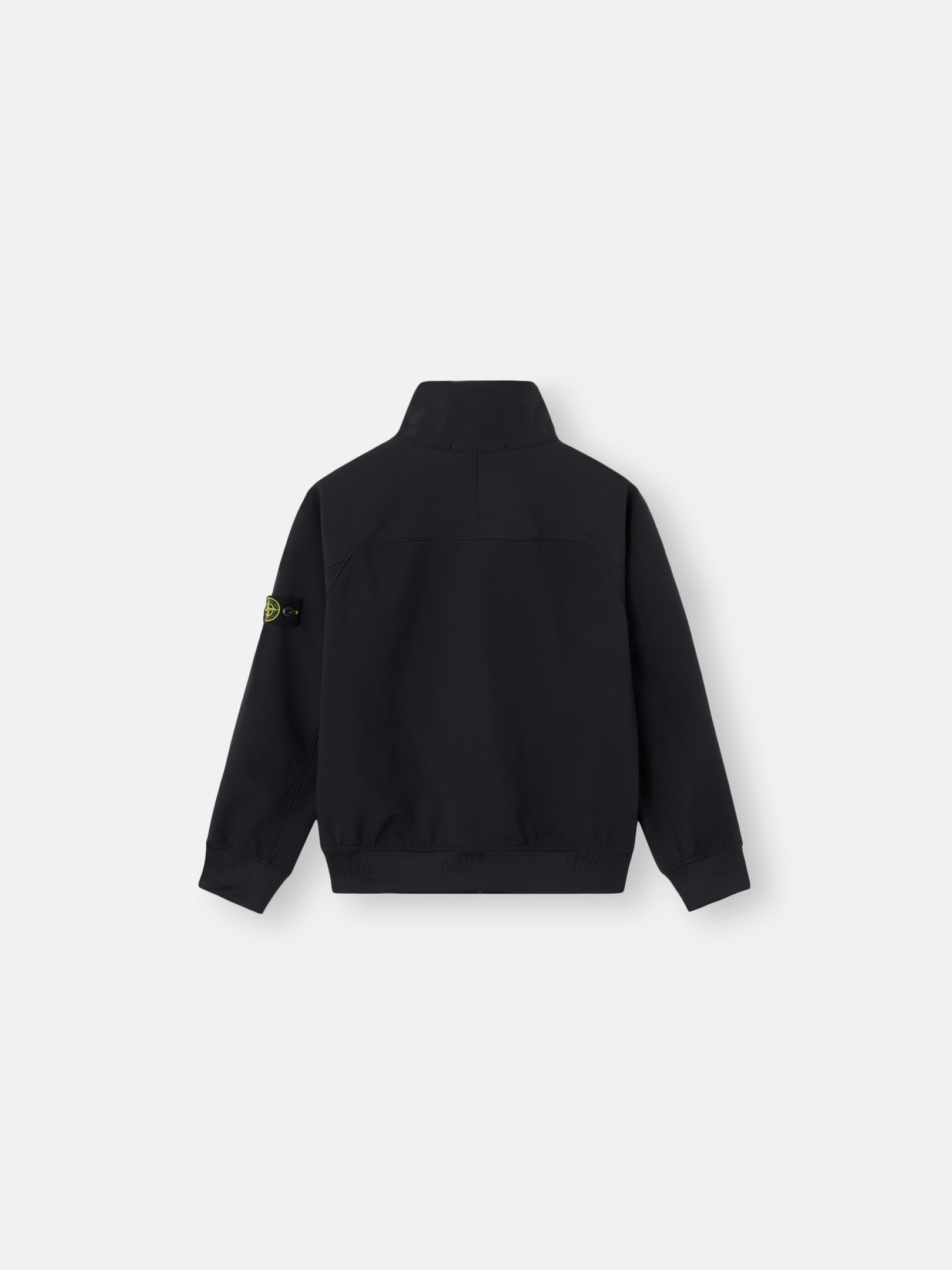 Black Weather-resistant stand collar jacket 4100011 LIGHT SOFT 