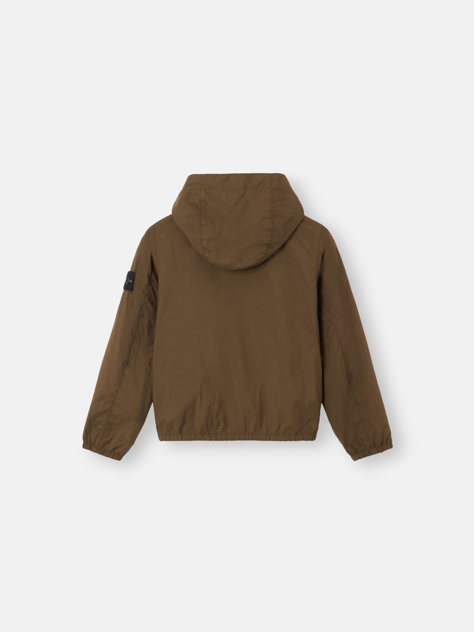 Military Green Hooded jacket with zip hand pockets 4100012