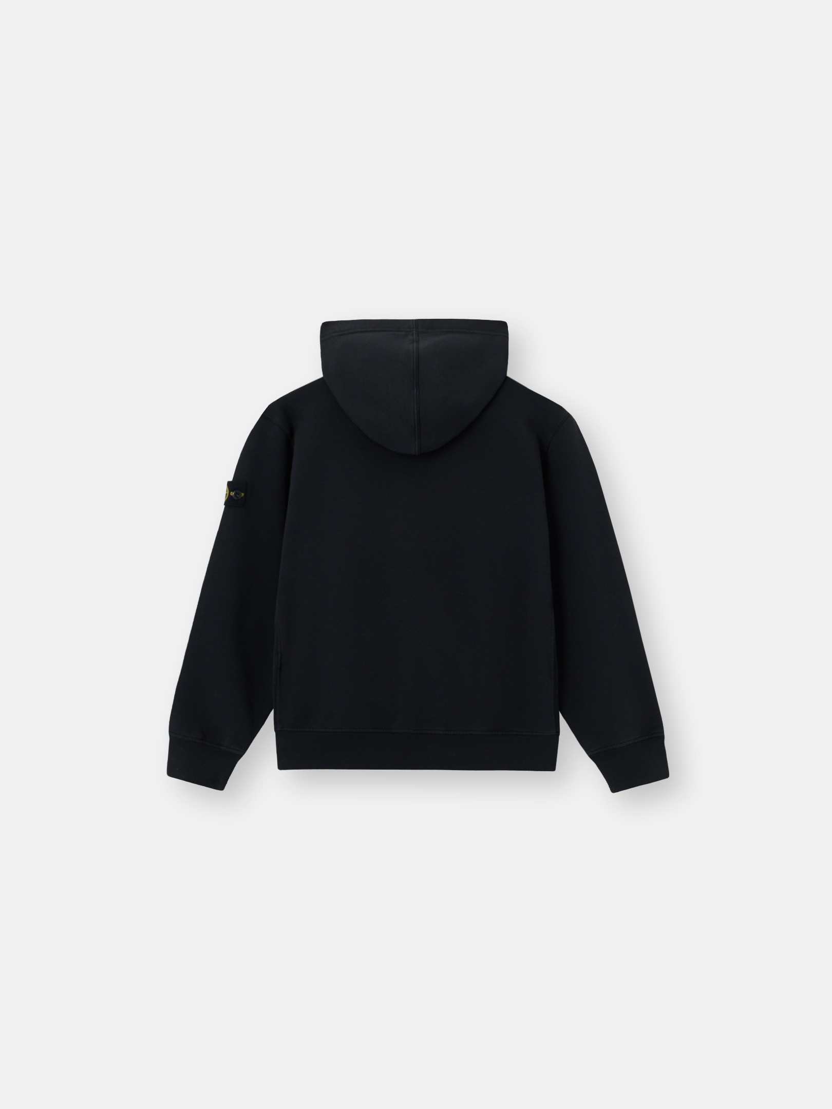 Lightweight Hoodie Stone Island Black Sweatshirt Junior Sweat 
