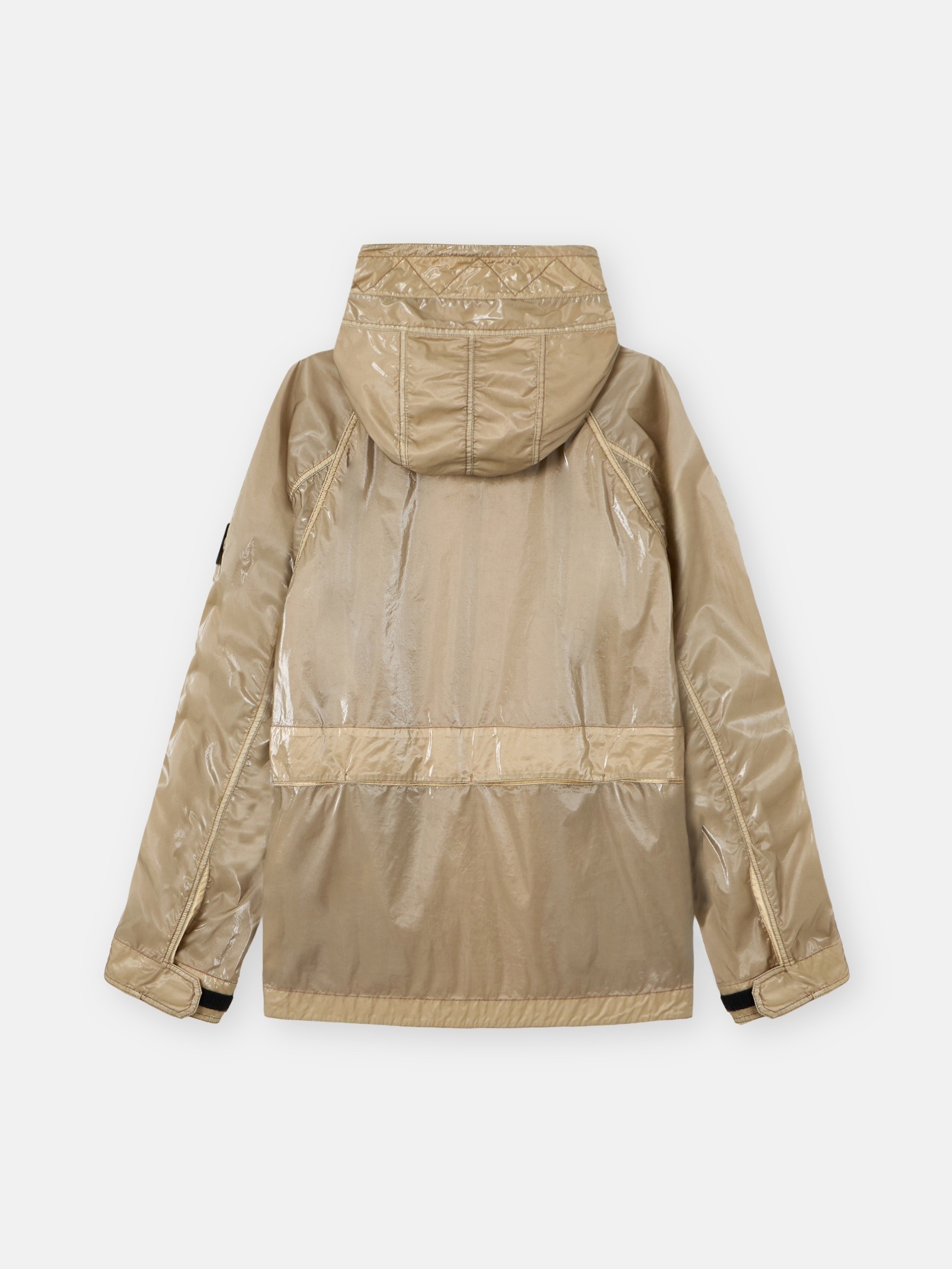 Dove Grey Hooded jacket with 