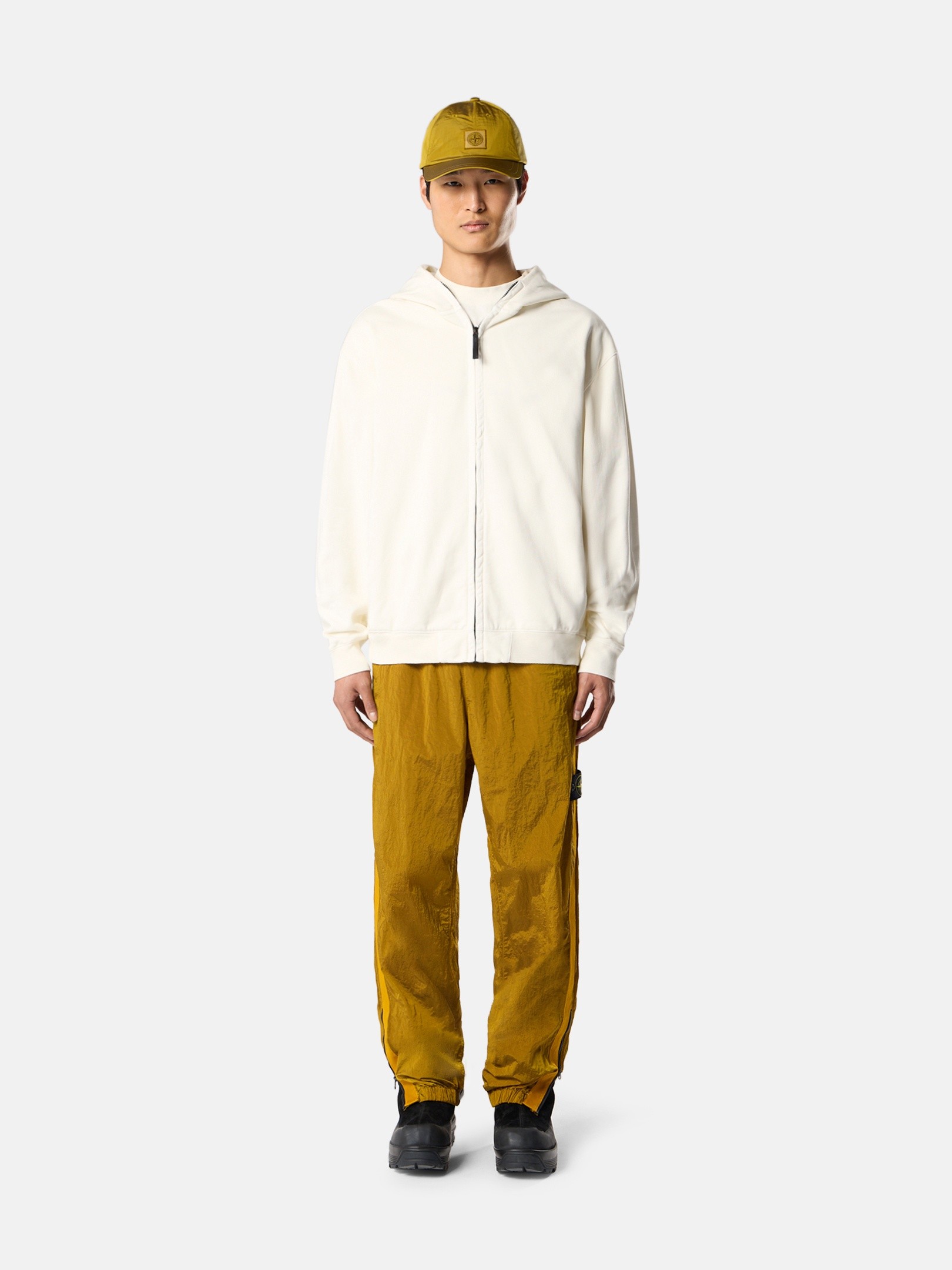 フード付きやファスナー付きセーターのメンズフリースウェア | Stone