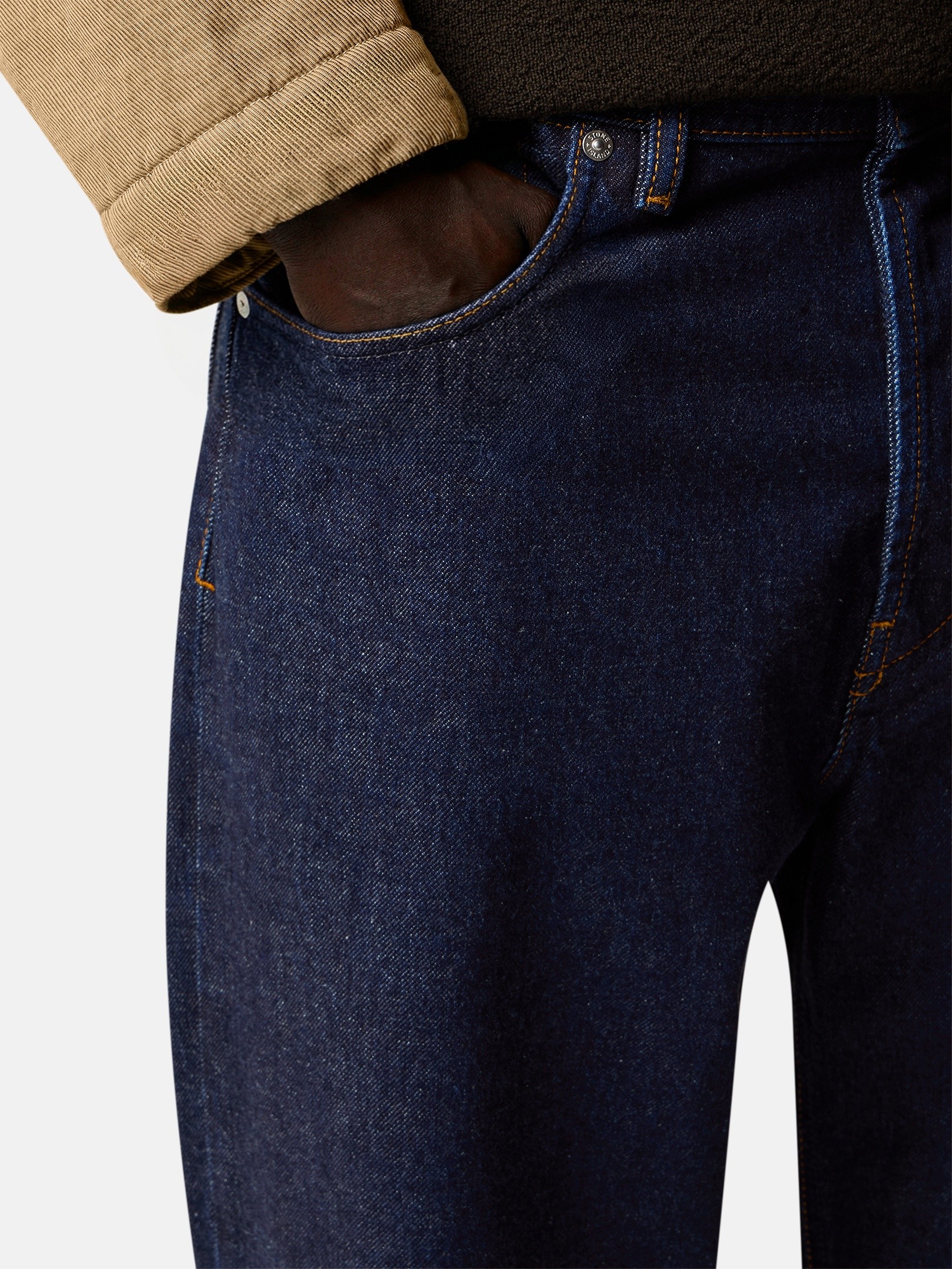 Blue Rinse Loose-fit five-pocket jeans J100006 INDIGO DENIM-RINSED