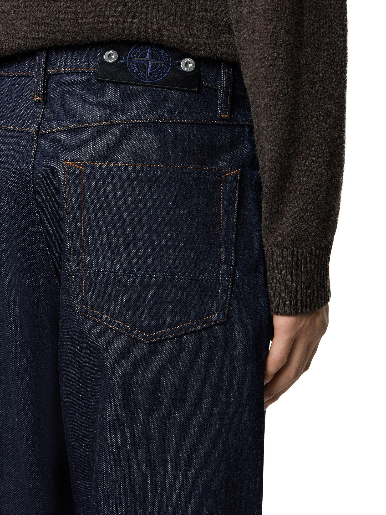 Blue Raw Loose-fit five-pocket jeans J100006 INDIGO DENIM-RAW