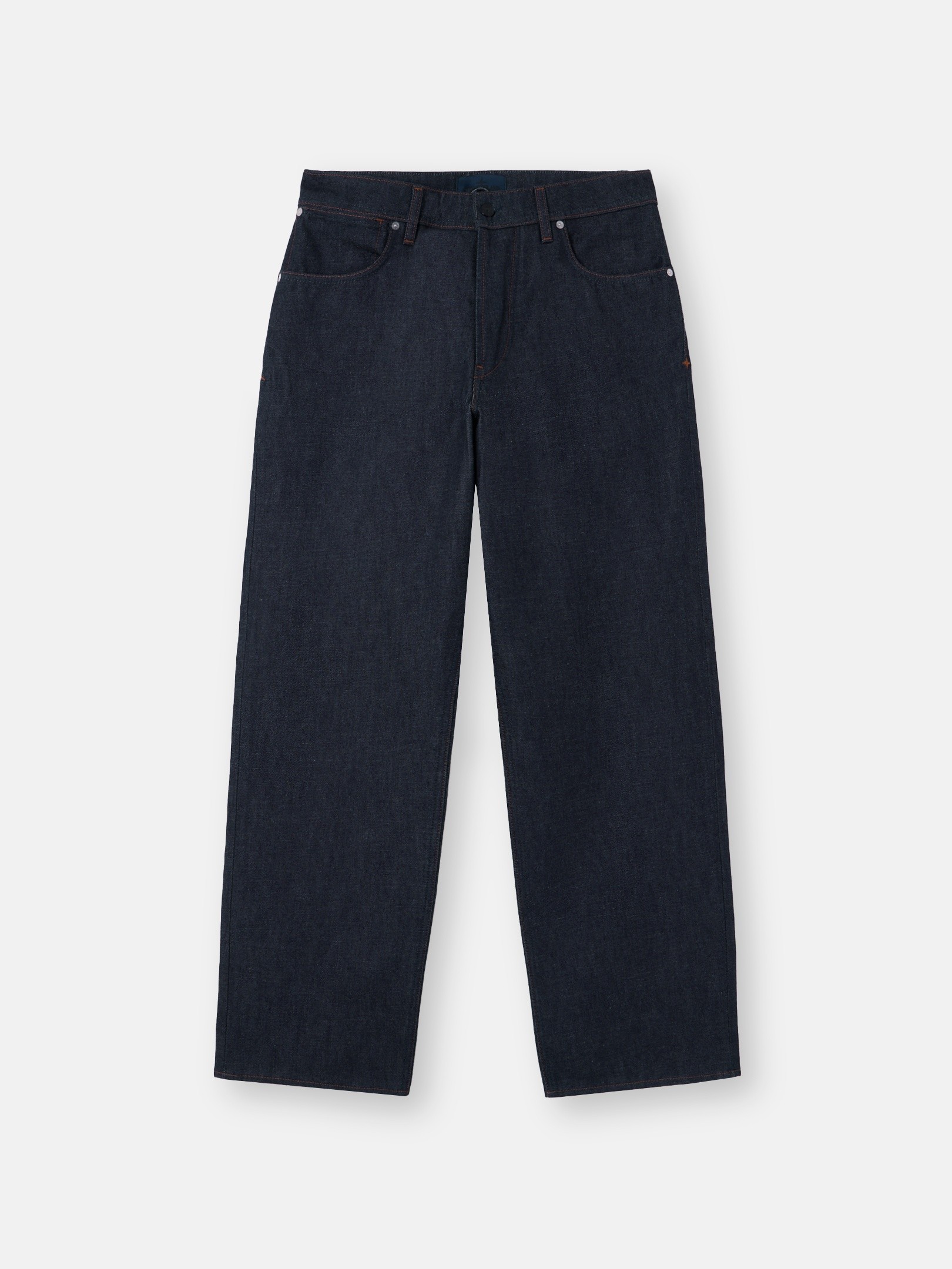 Blue Raw Loose-fit five-pocket jeans J100006 INDIGO DENIM-RAW