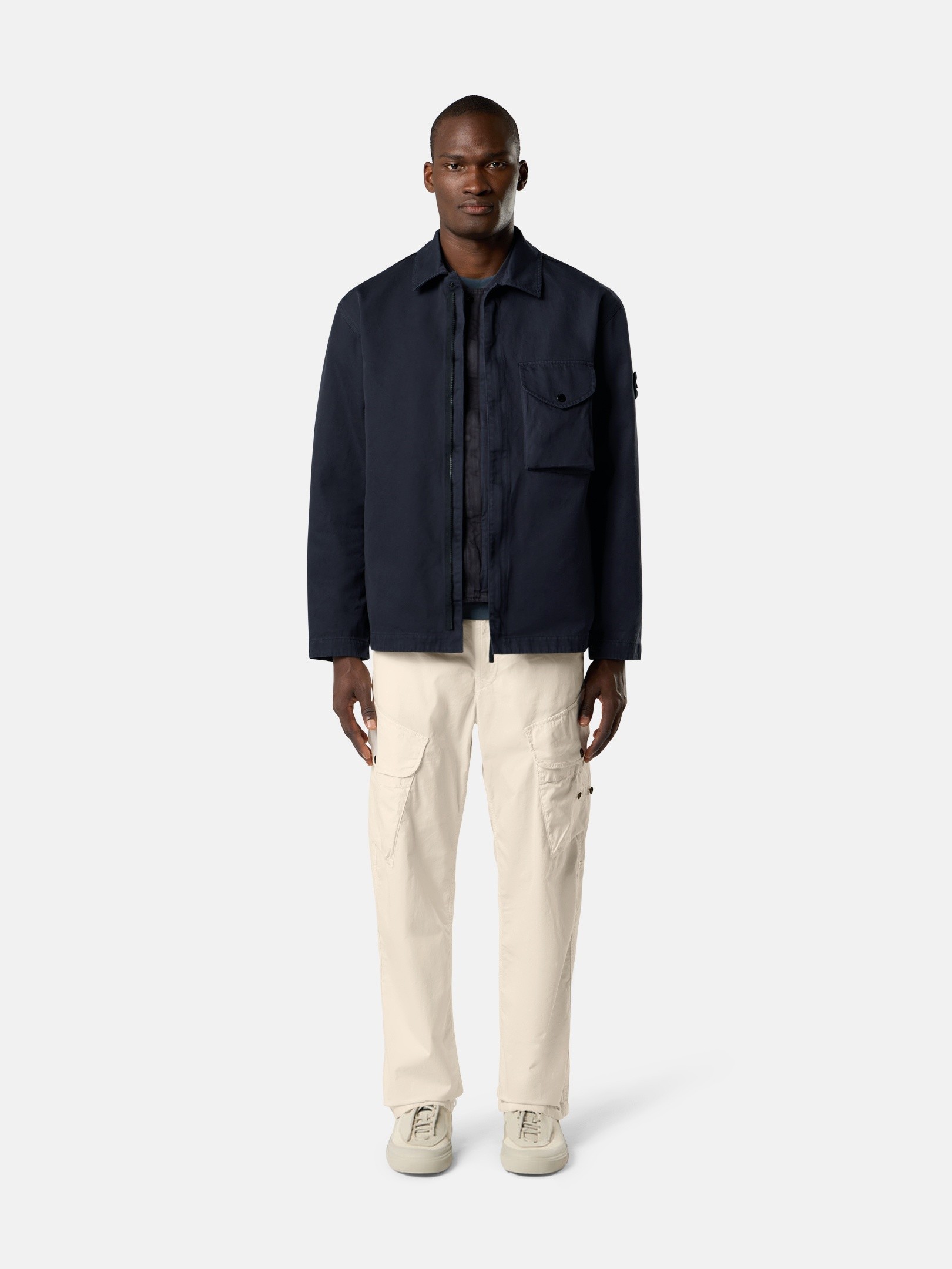 Men's overshirts, shirt jackets, long-sleeve shirts | Stone Island