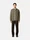 1200012 ORGANIC PANAMA COTTON 'OLD' EFFECT Military Green Stone Island
